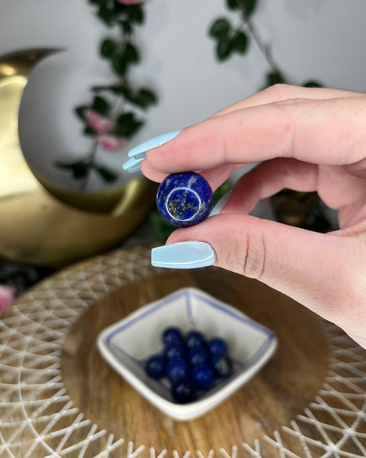 Mini Lapis Lazuli Spheres