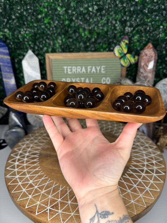 Mini Smoky Quartz Spheres