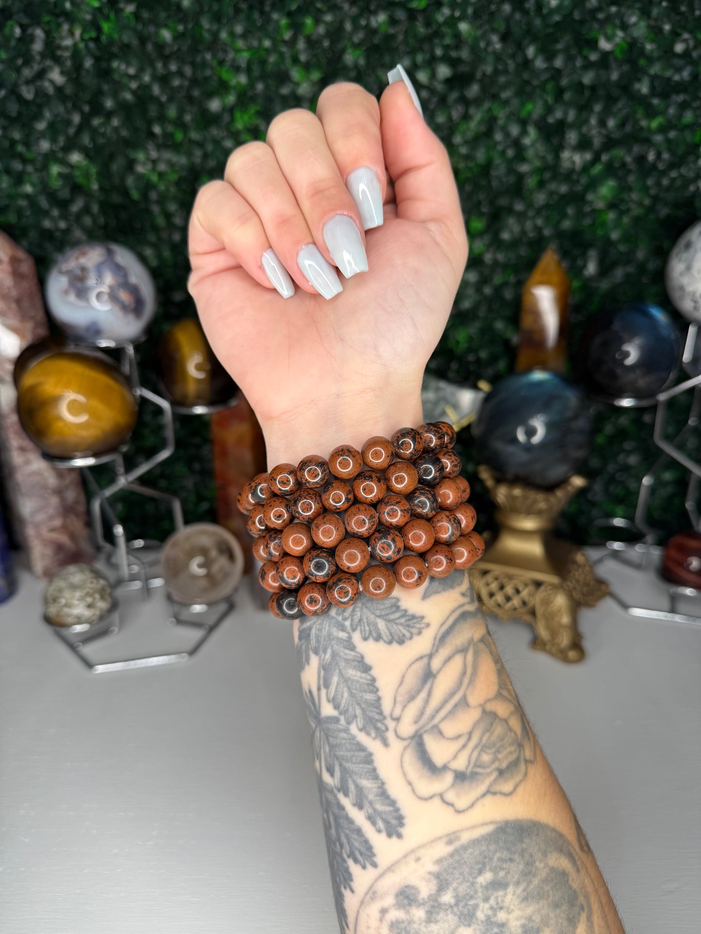 Mahogany Obsidian Bracelets