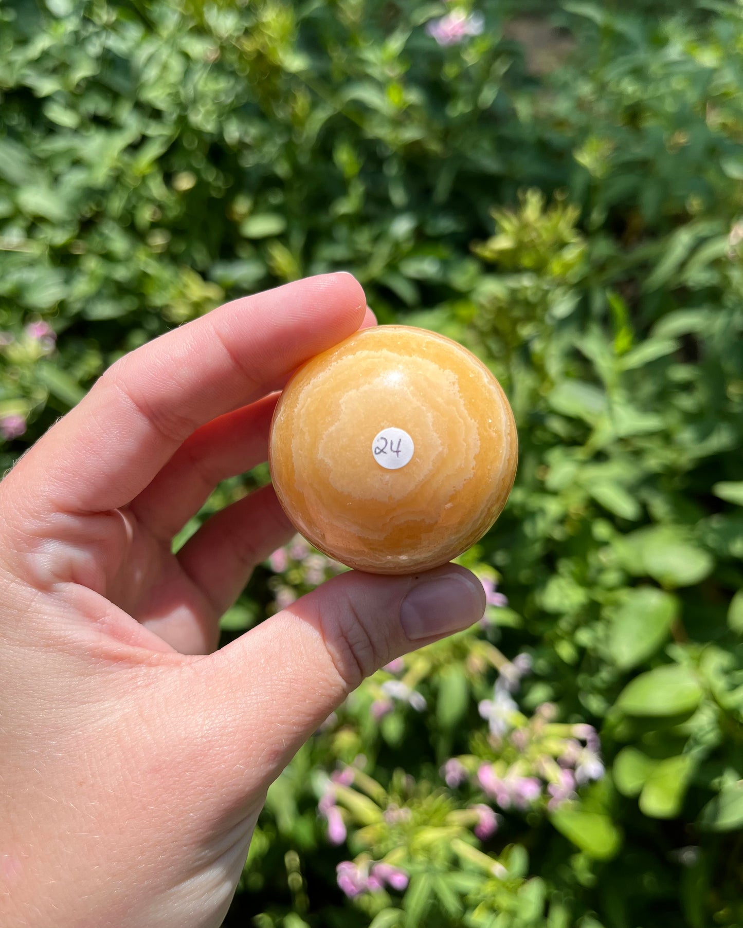 Orange Calcite Spheres