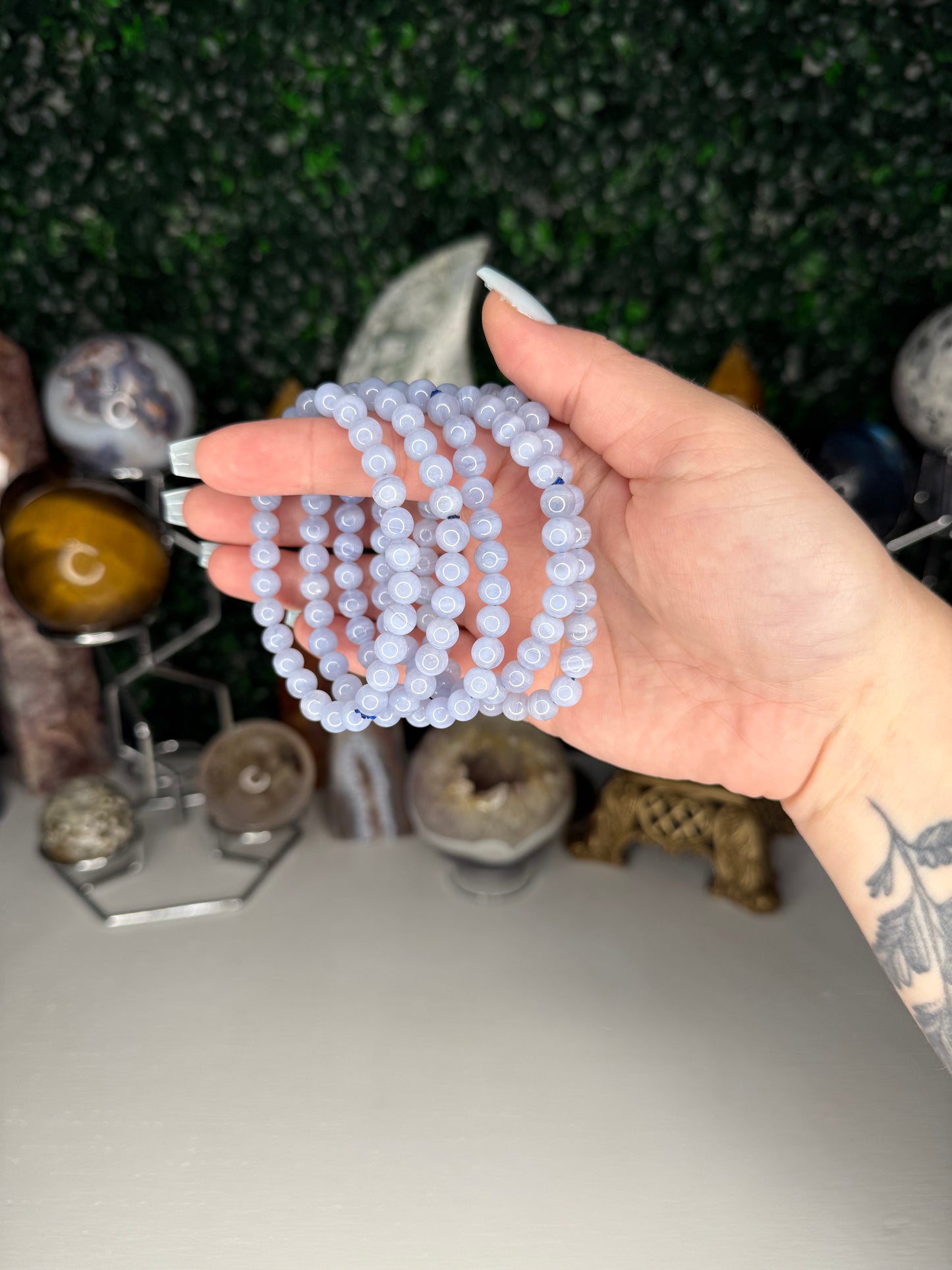 Blue Lace Agate Bracelets