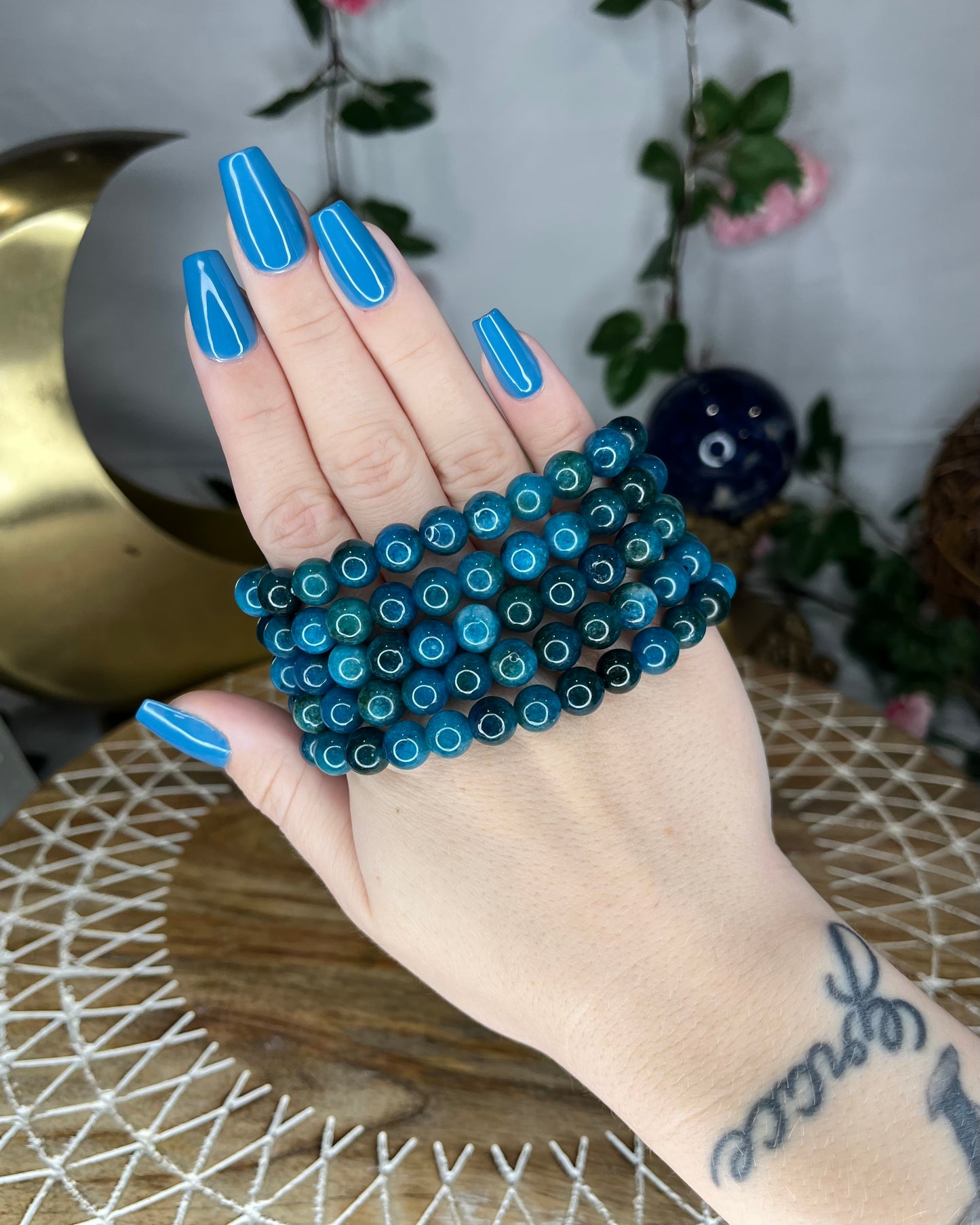 Blue Apatite Bracelets