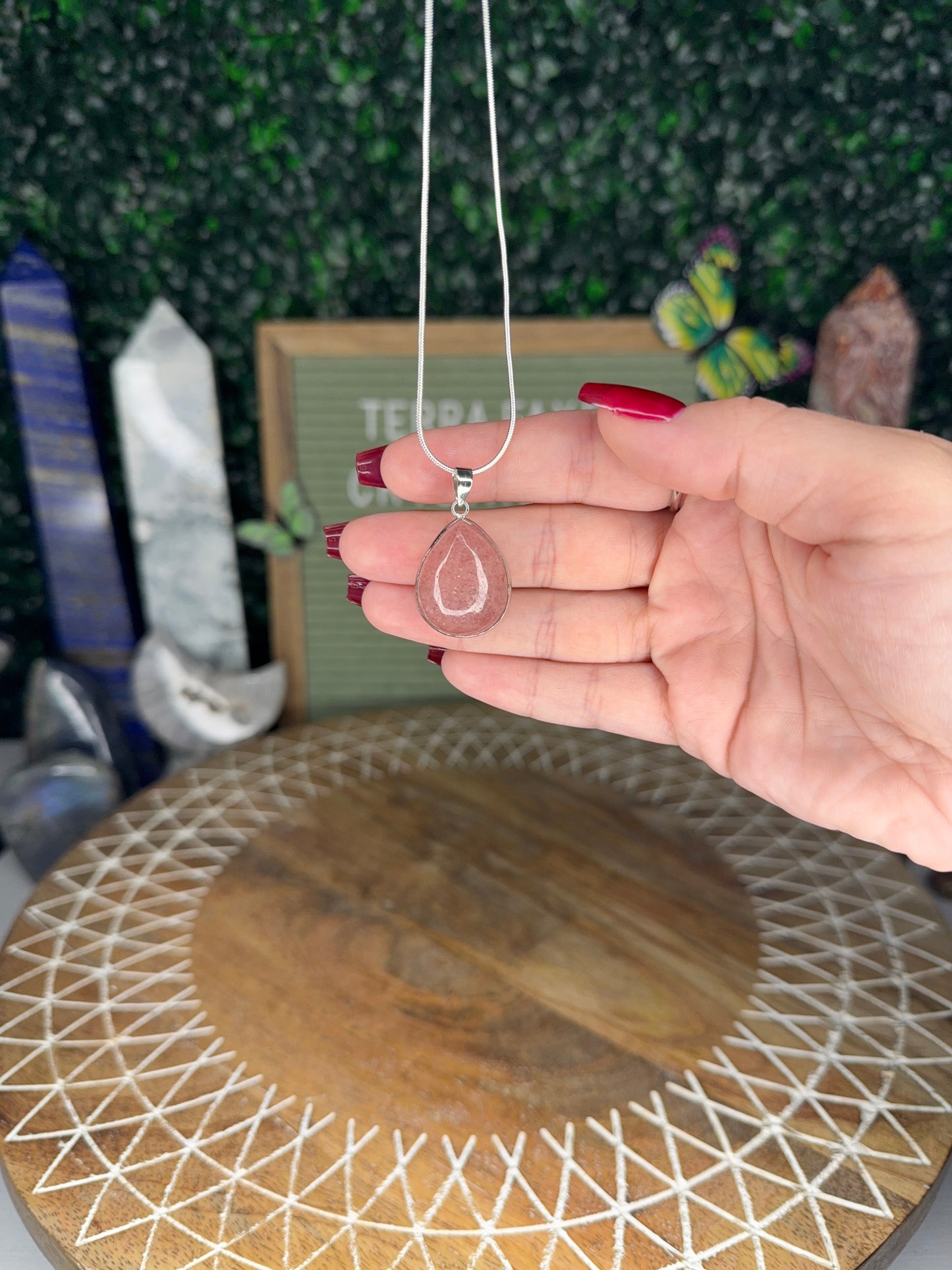 Strawberry Quartz Necklaces