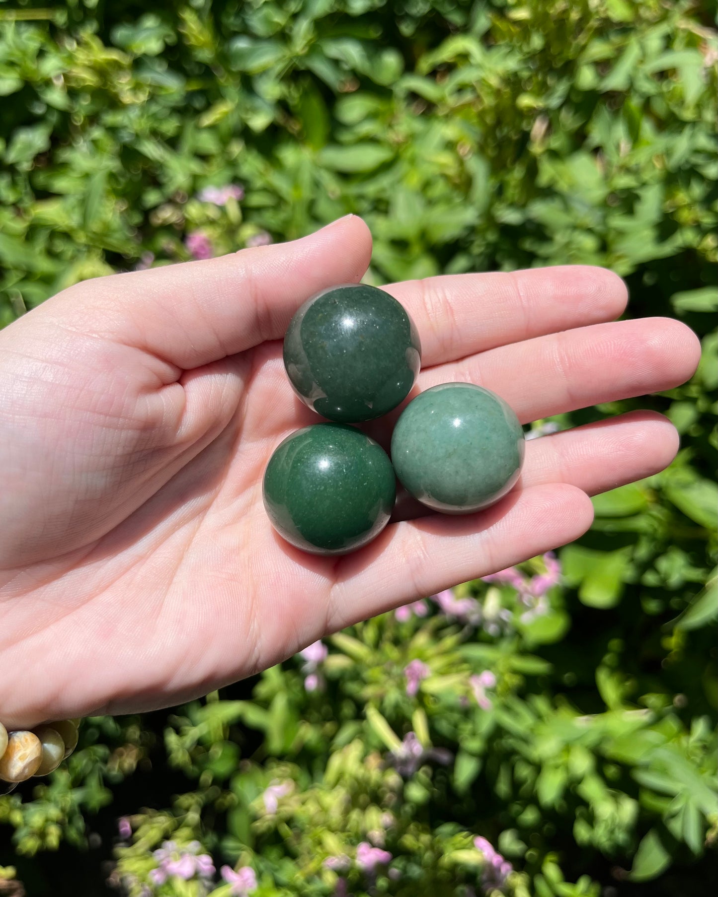 Mini Green Aventurine Spheres