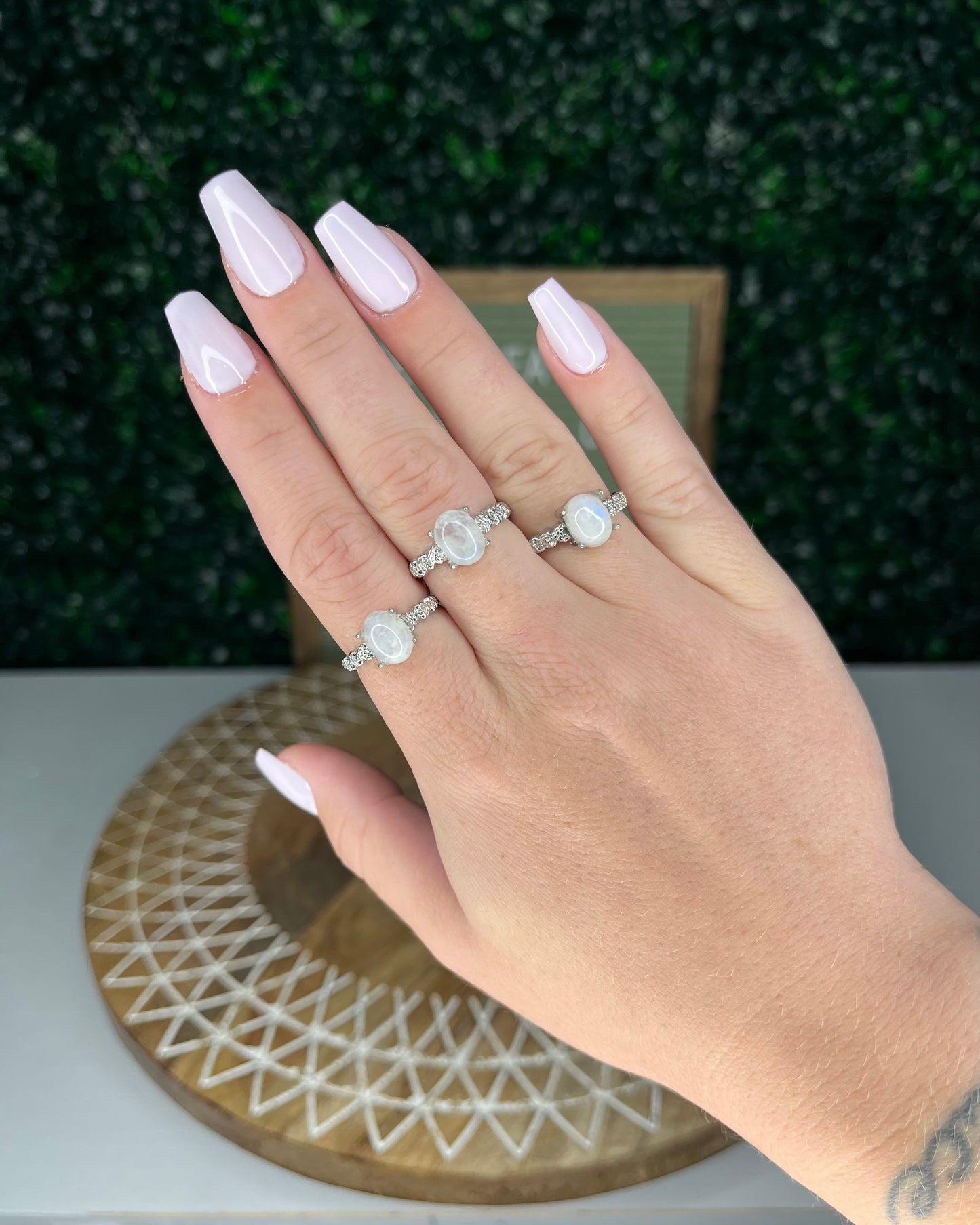 Moonstone Rings