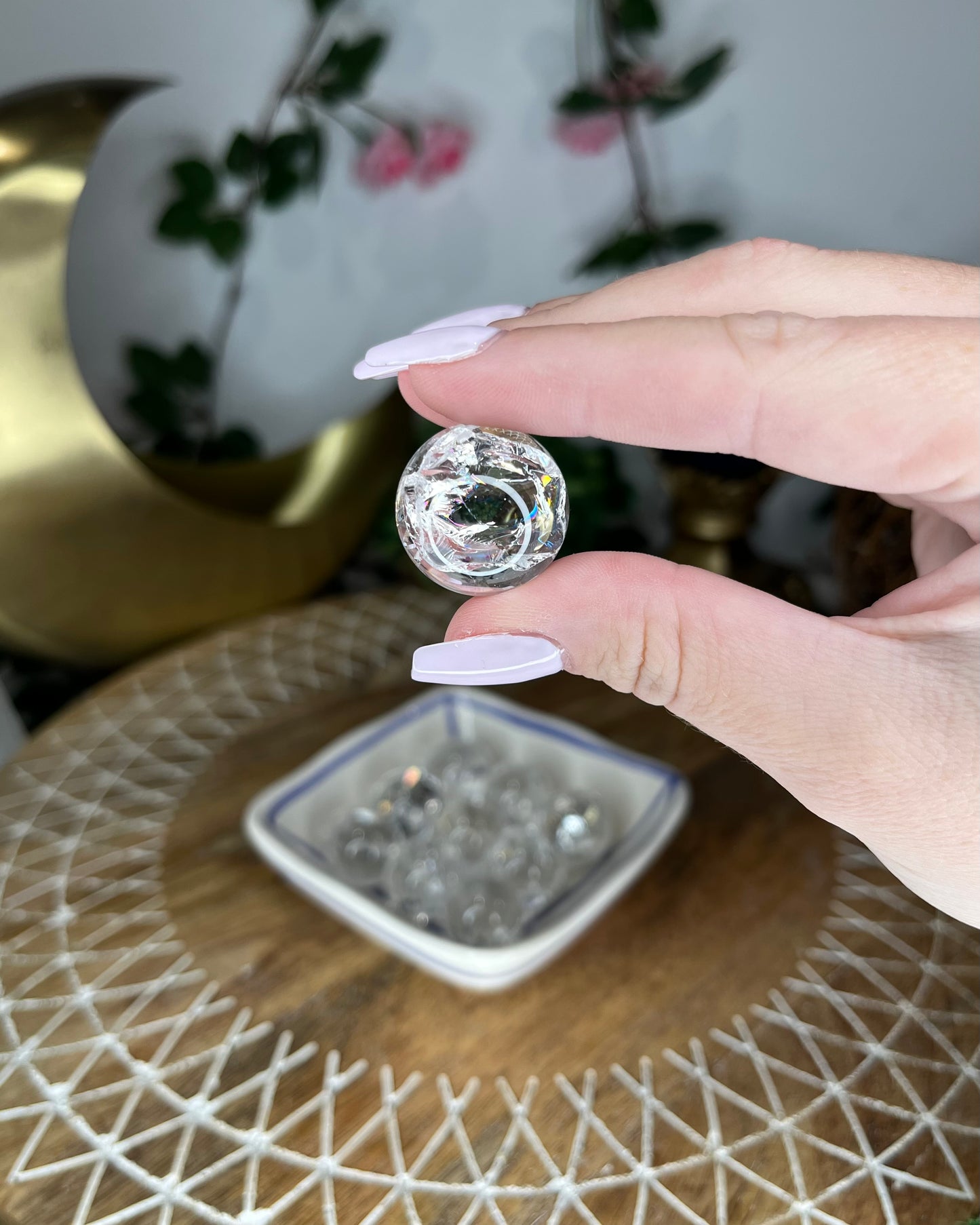 Mini Clear Quartz Spheres