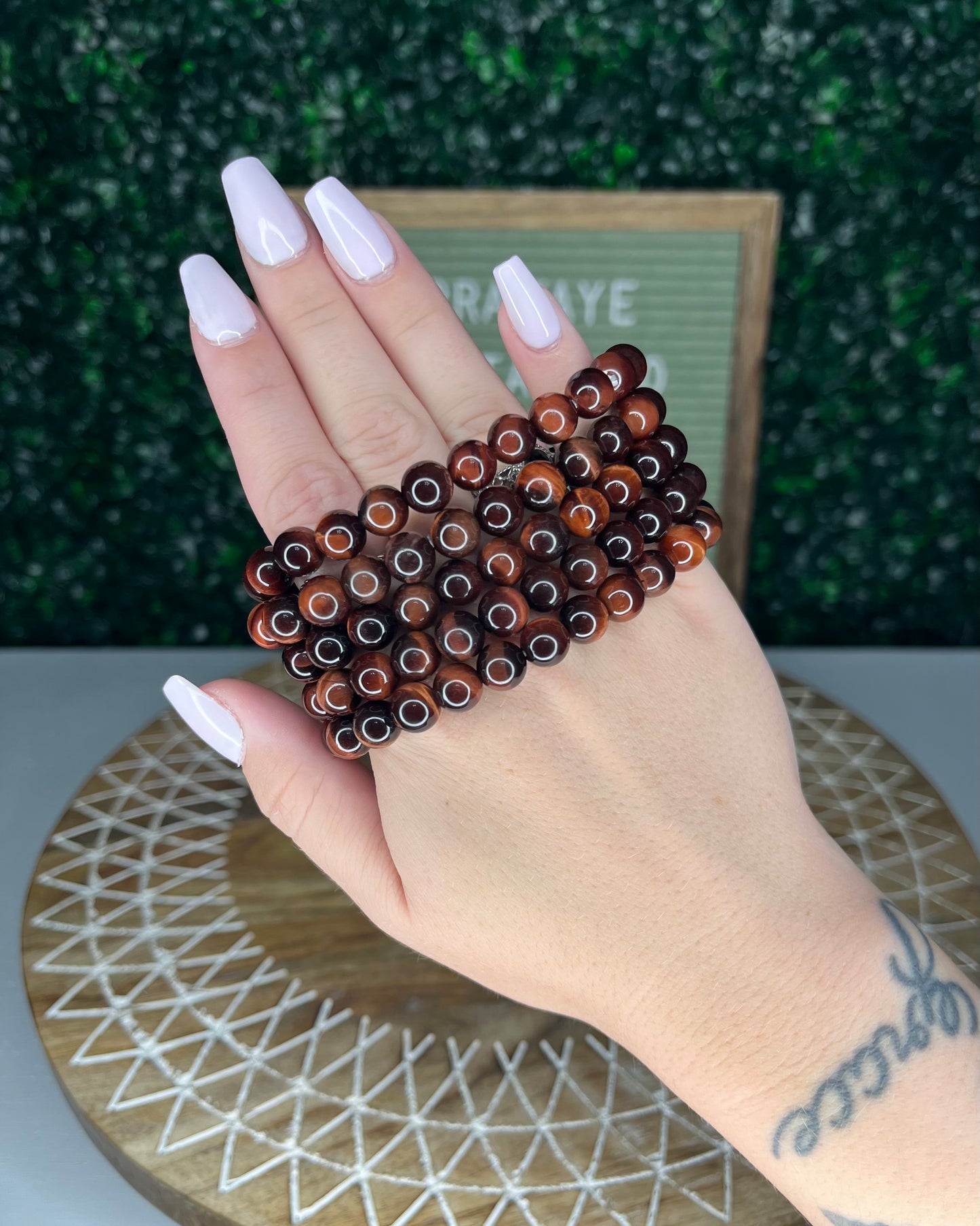 Red Tiger’s Eye Bracelets