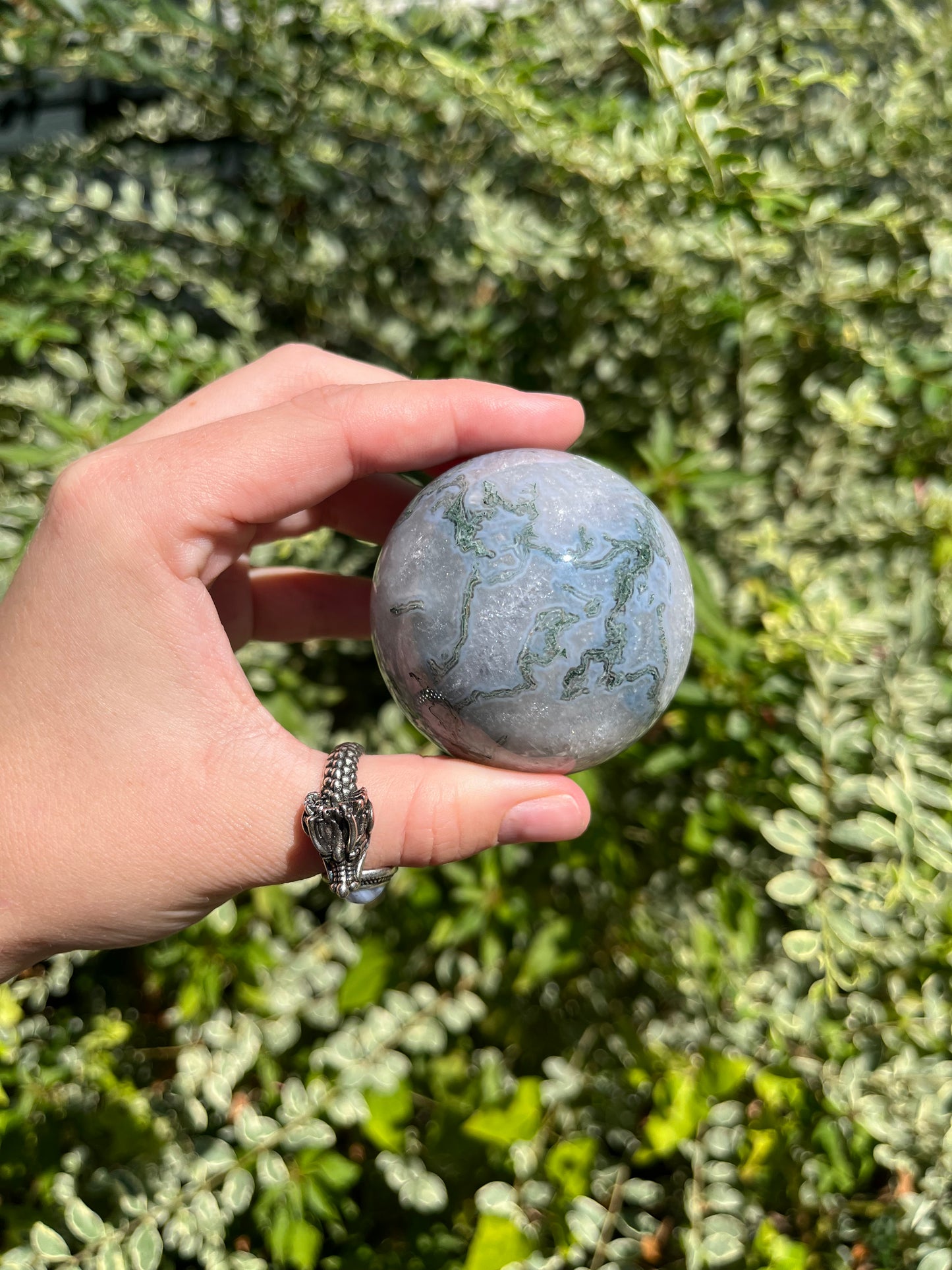 Moss Agate Spheres