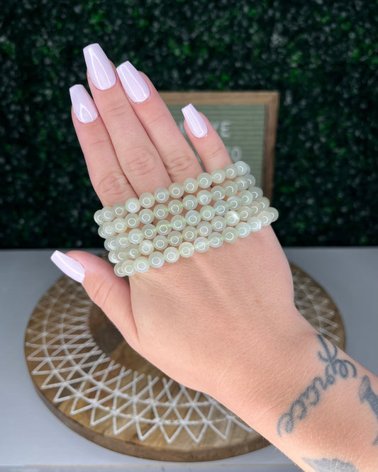 Green Moonstone Bracelets