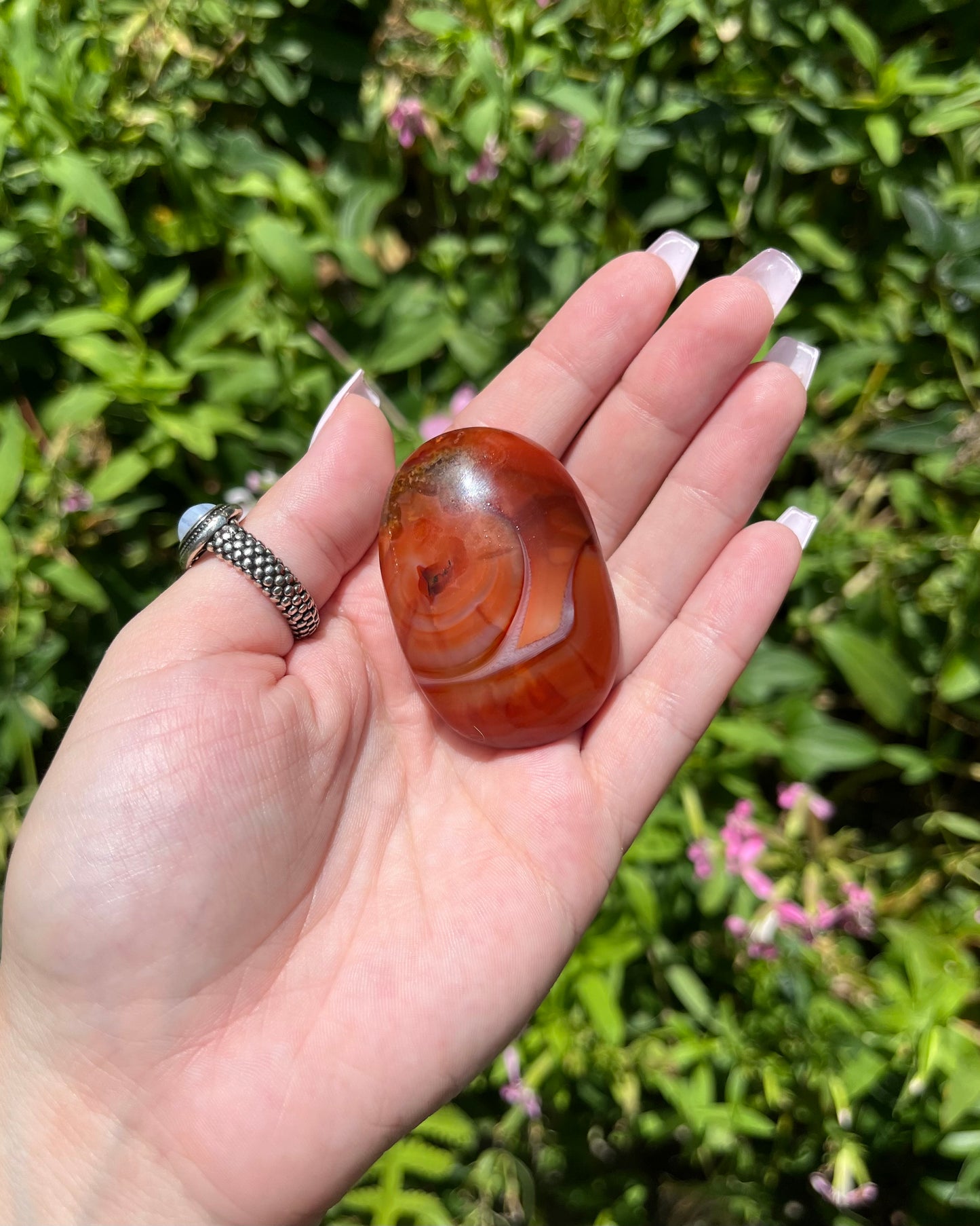 Carnelian Palm Stones