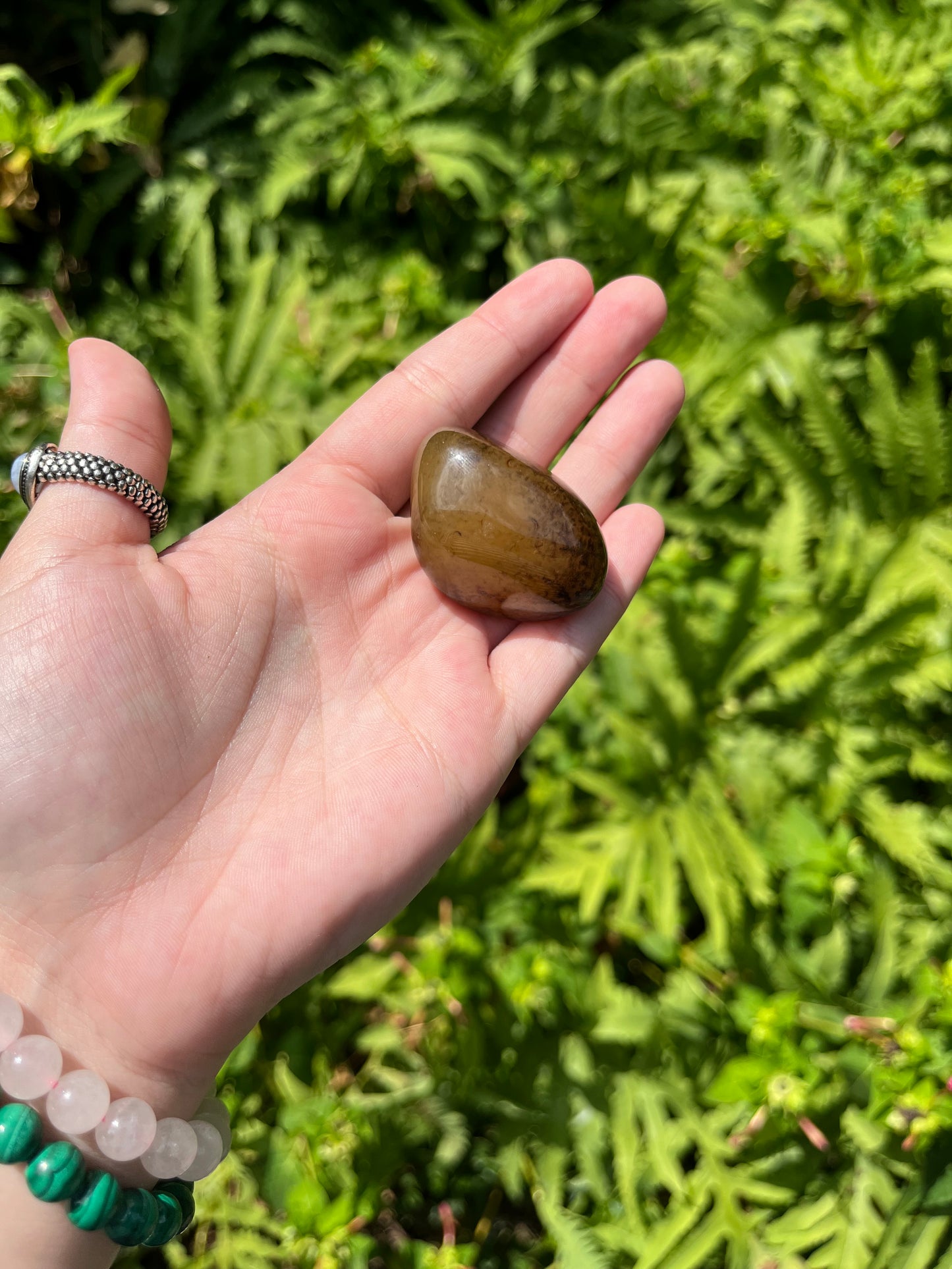 Sardonyx Palm Stones