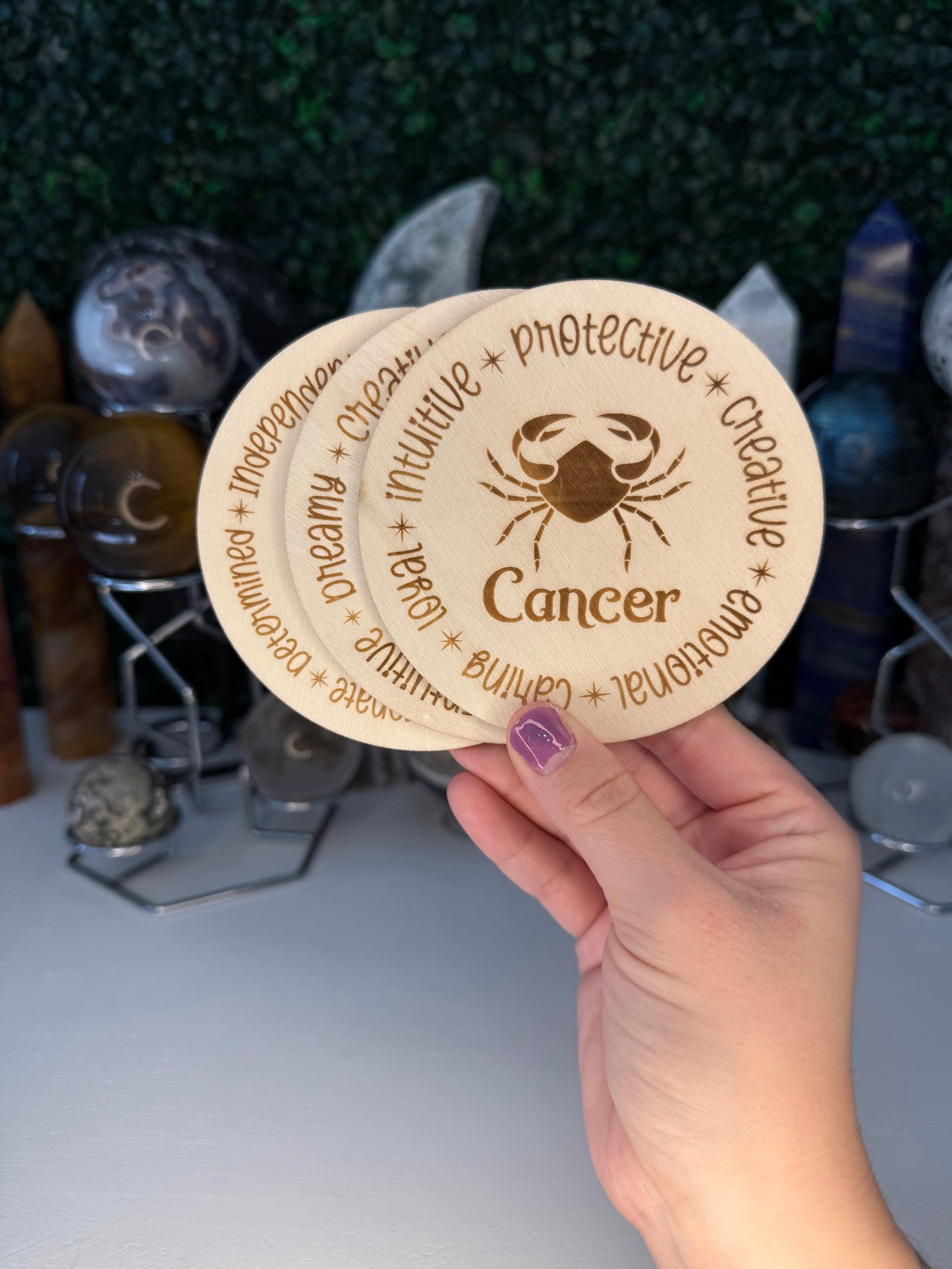 Zodiac Wooden Coasters