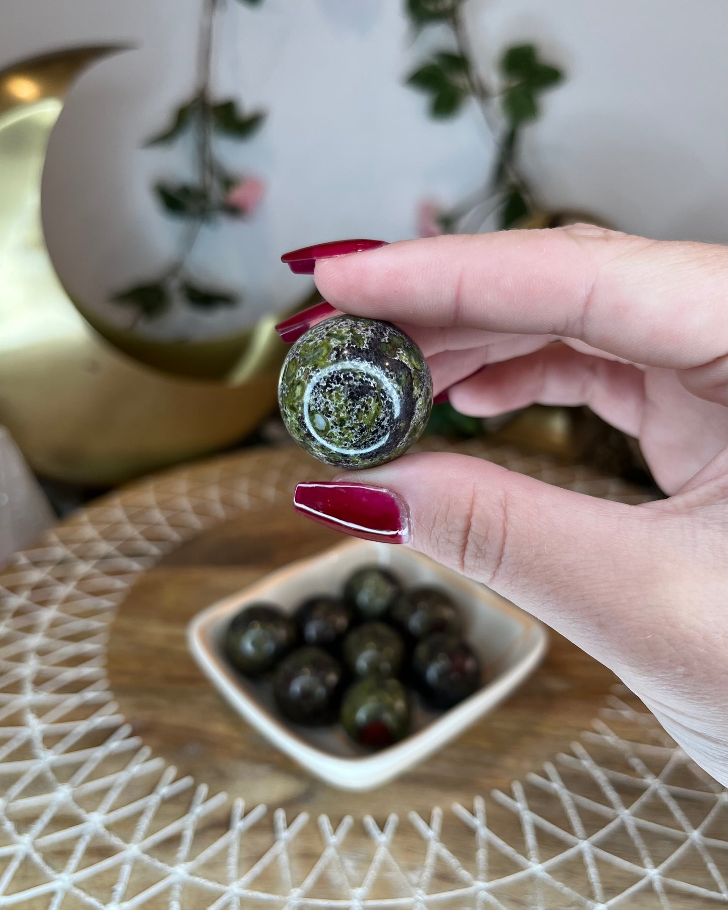 Mini Dragon’s Blood Jasper Spheres