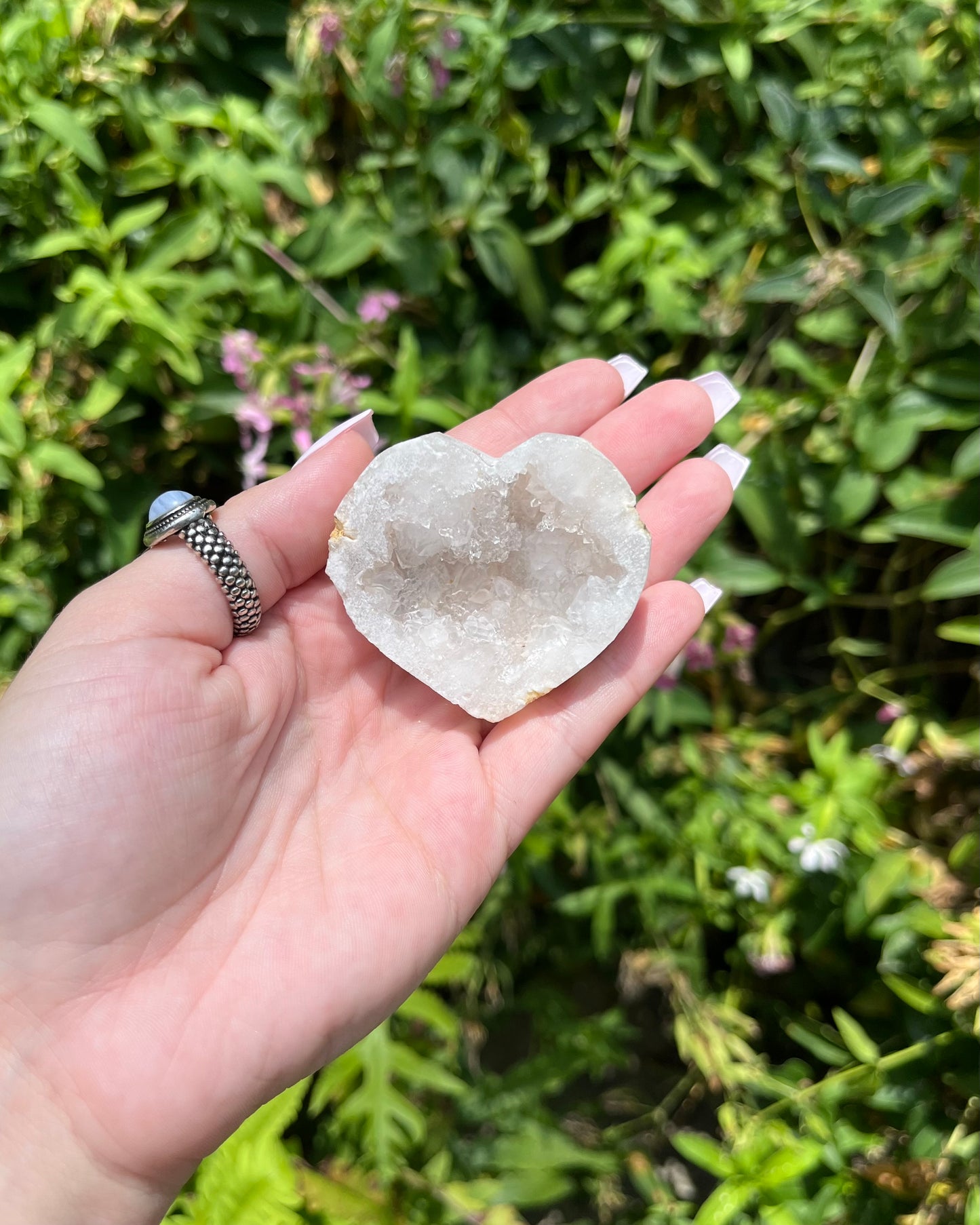 Druzy Agate Geode Hearts