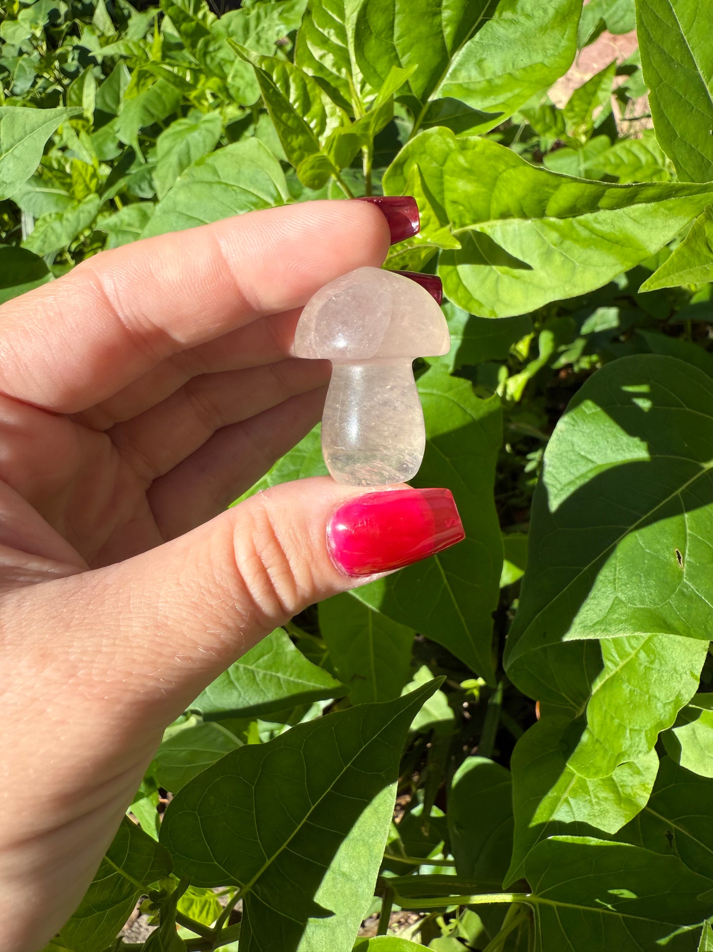 Crystal Mushroom Car Vent Clips