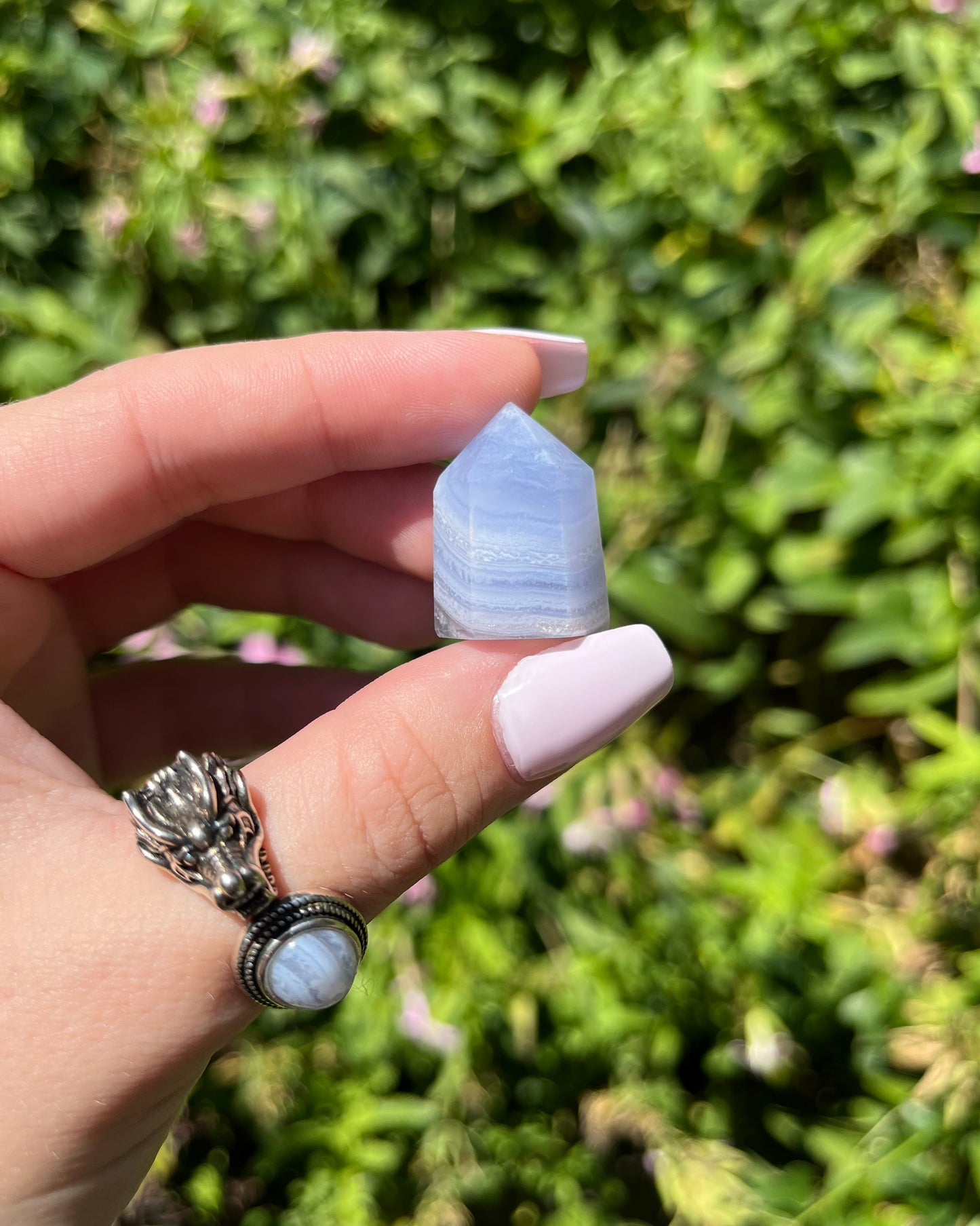 Blue Lace Agate Points