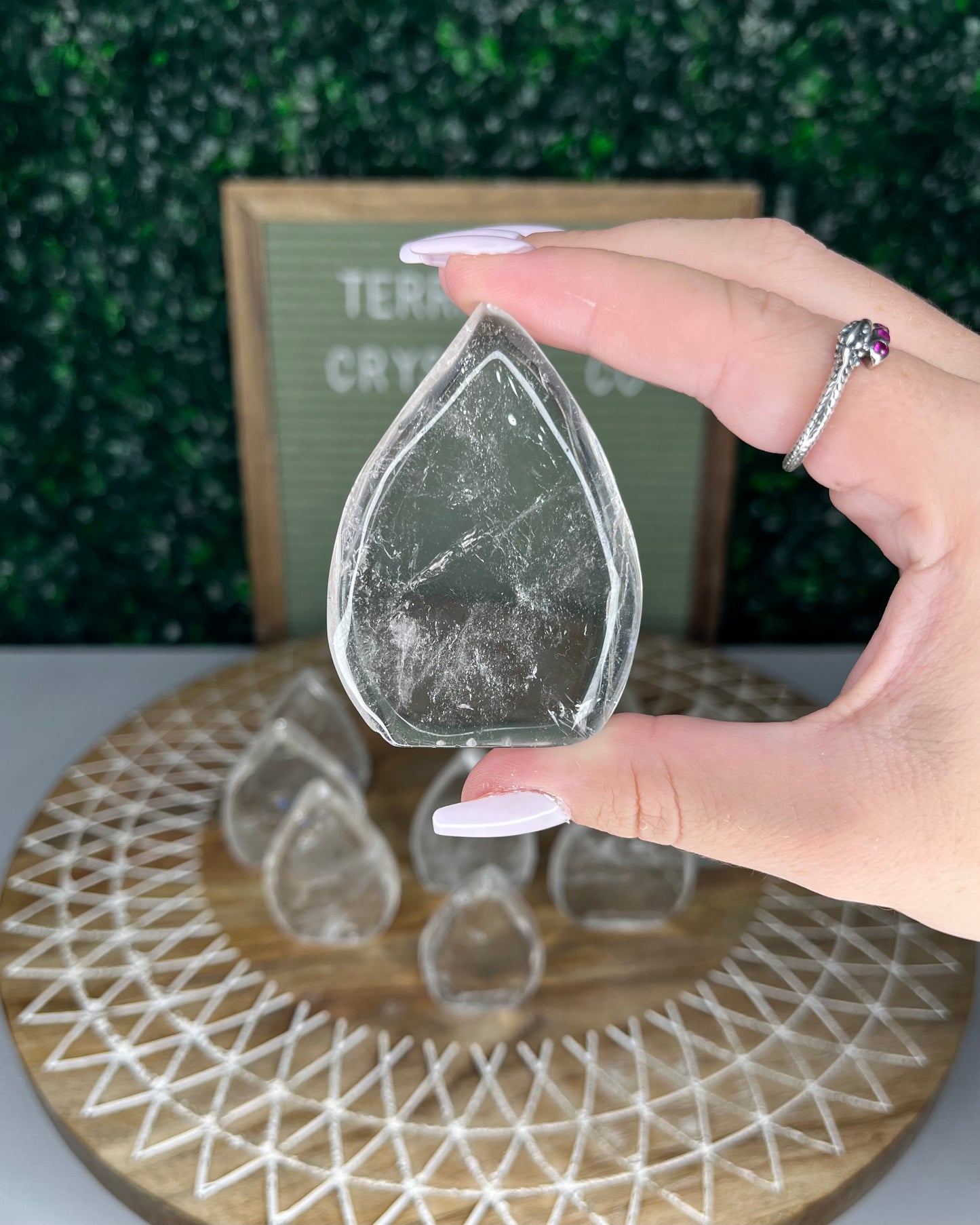 Clear Quartz Teardrops