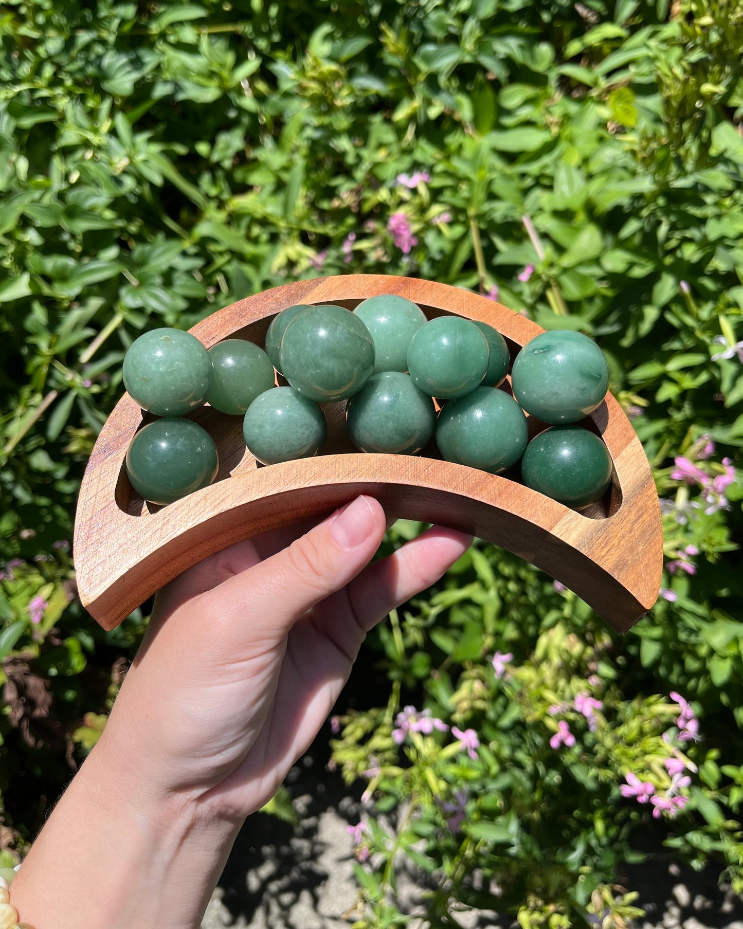 Mini Green Aventurine Spheres