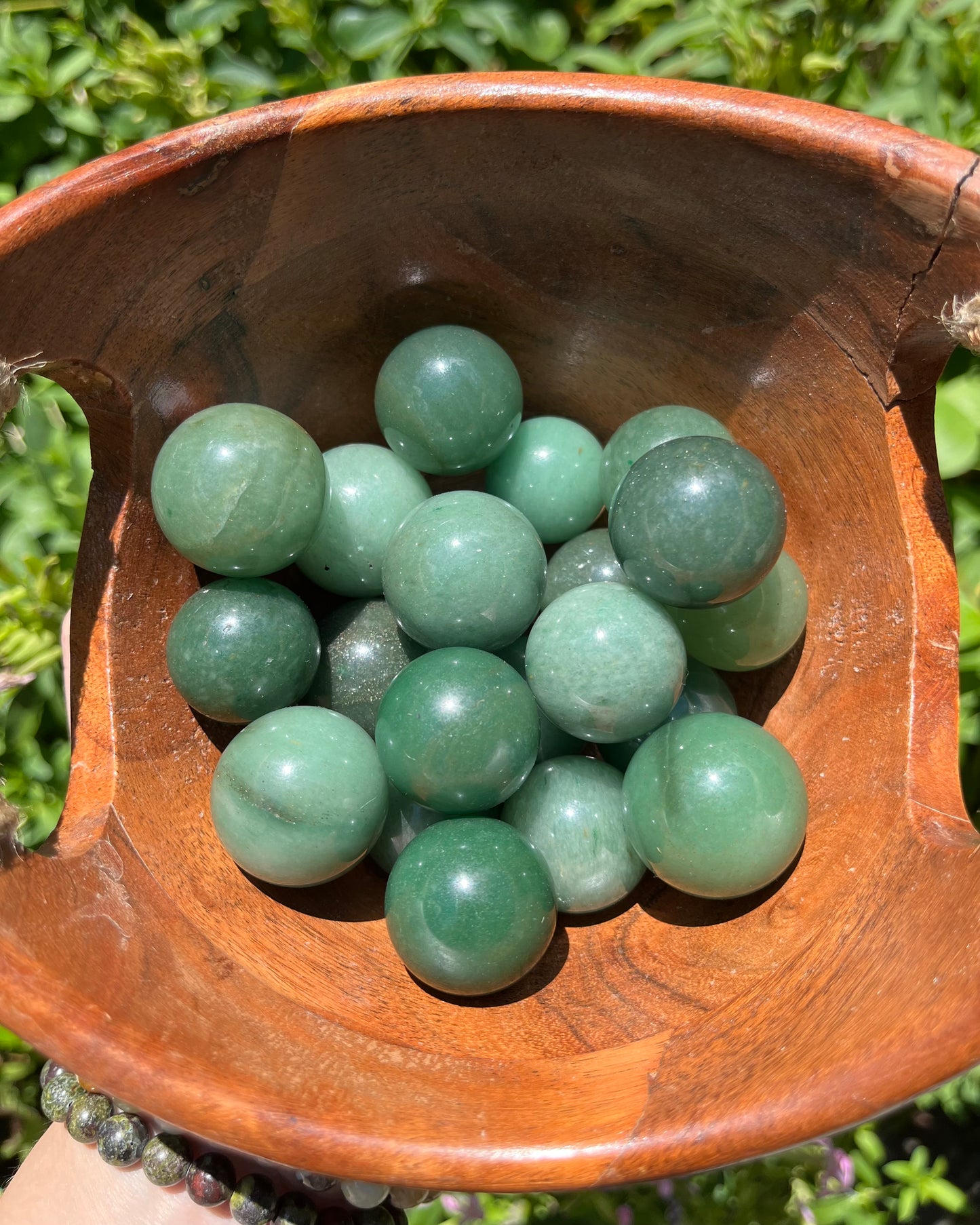 Mini Green Aventurine Spheres