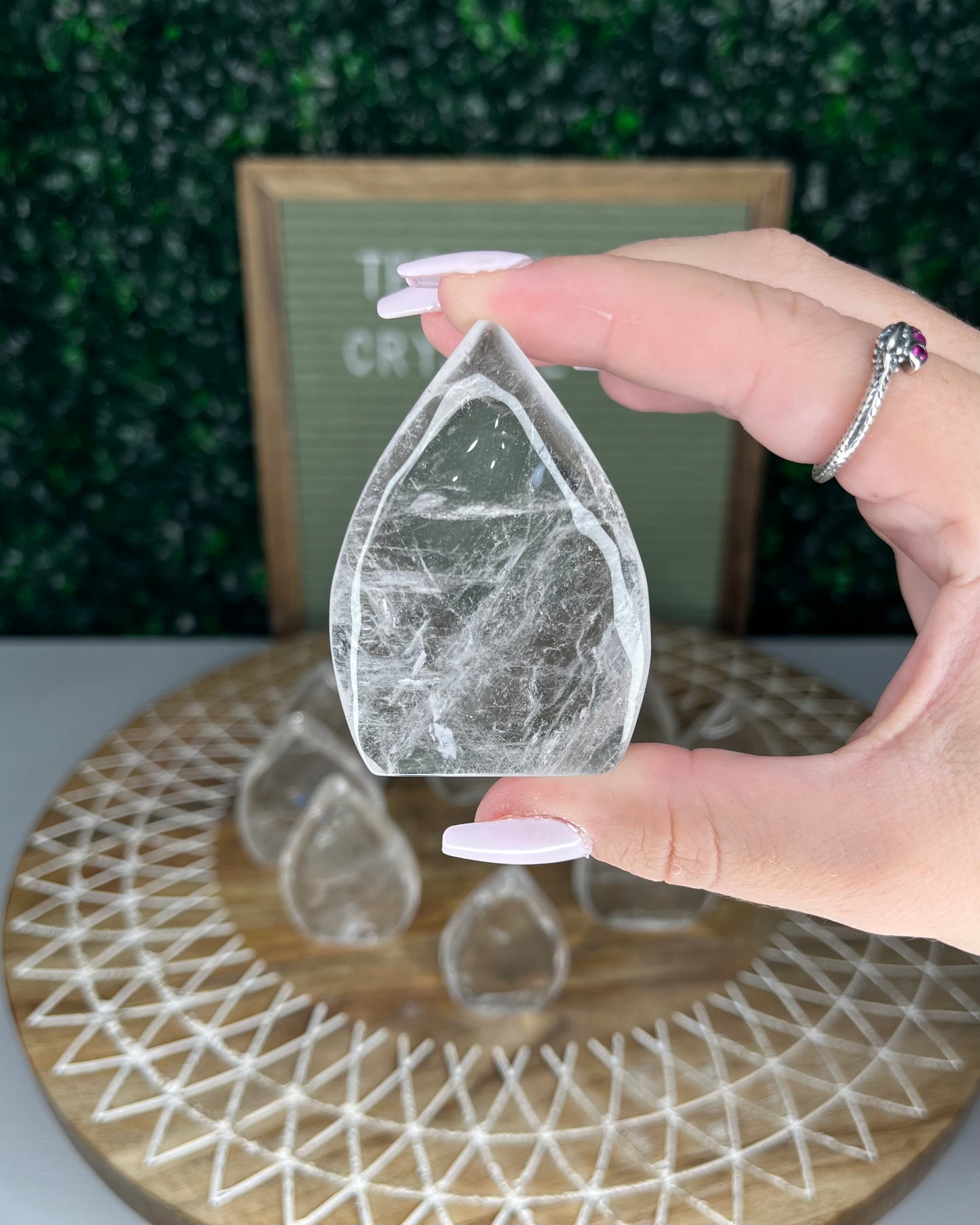 Clear Quartz Teardrops