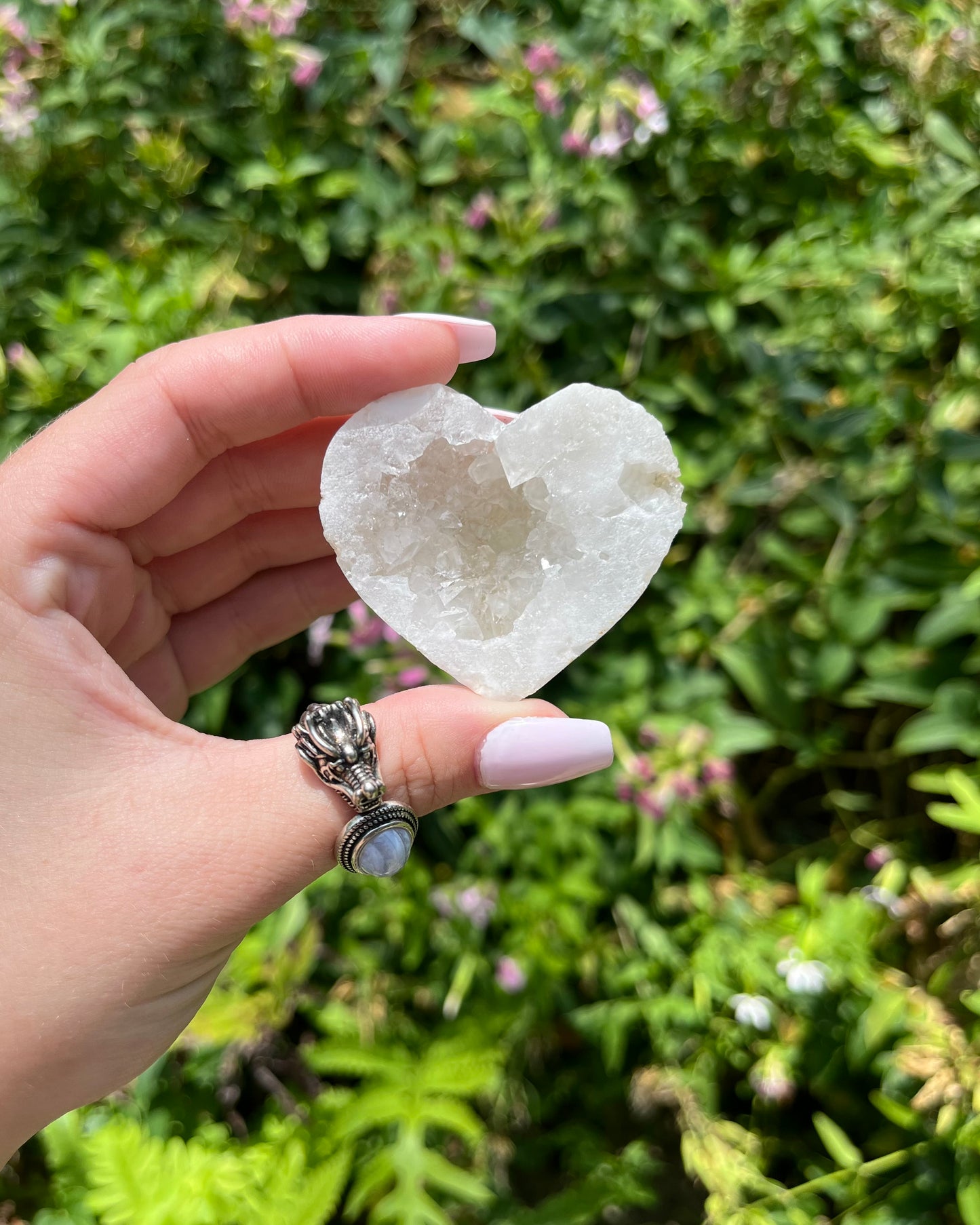 Druzy Agate Geode Hearts