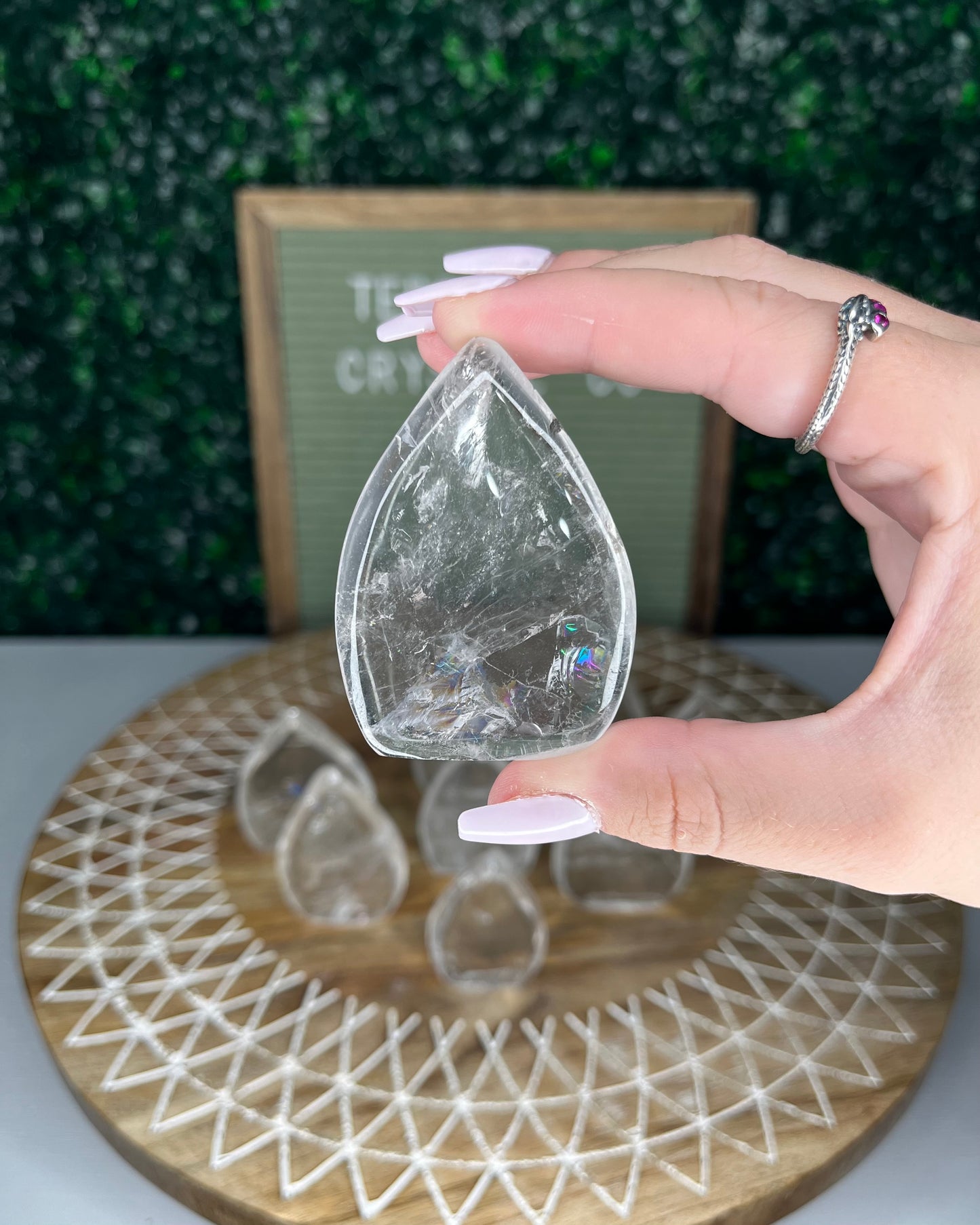 Clear Quartz Teardrops