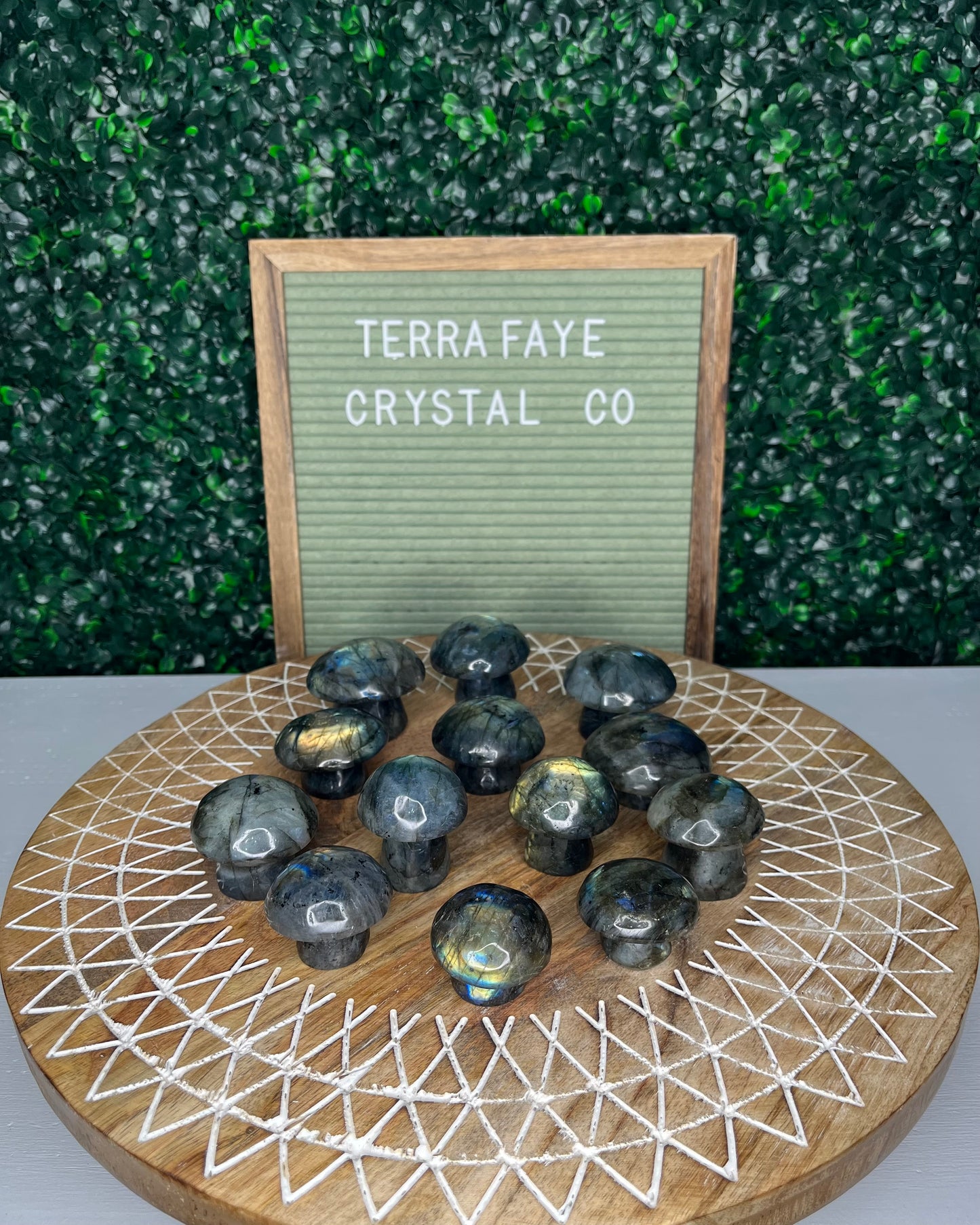 Labradorite Mushrooms