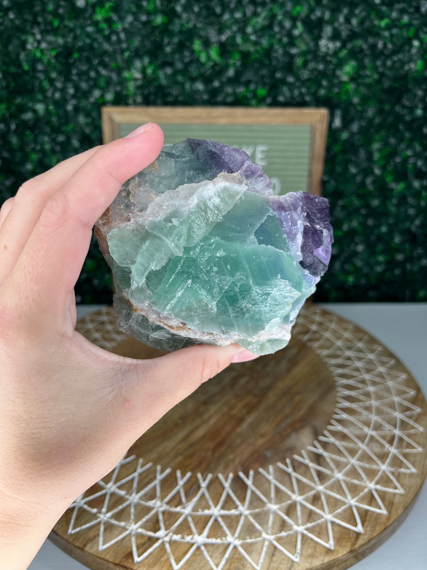 Raw Fluorite