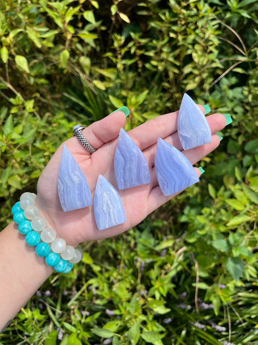 Blue Lace Agate Teardrops