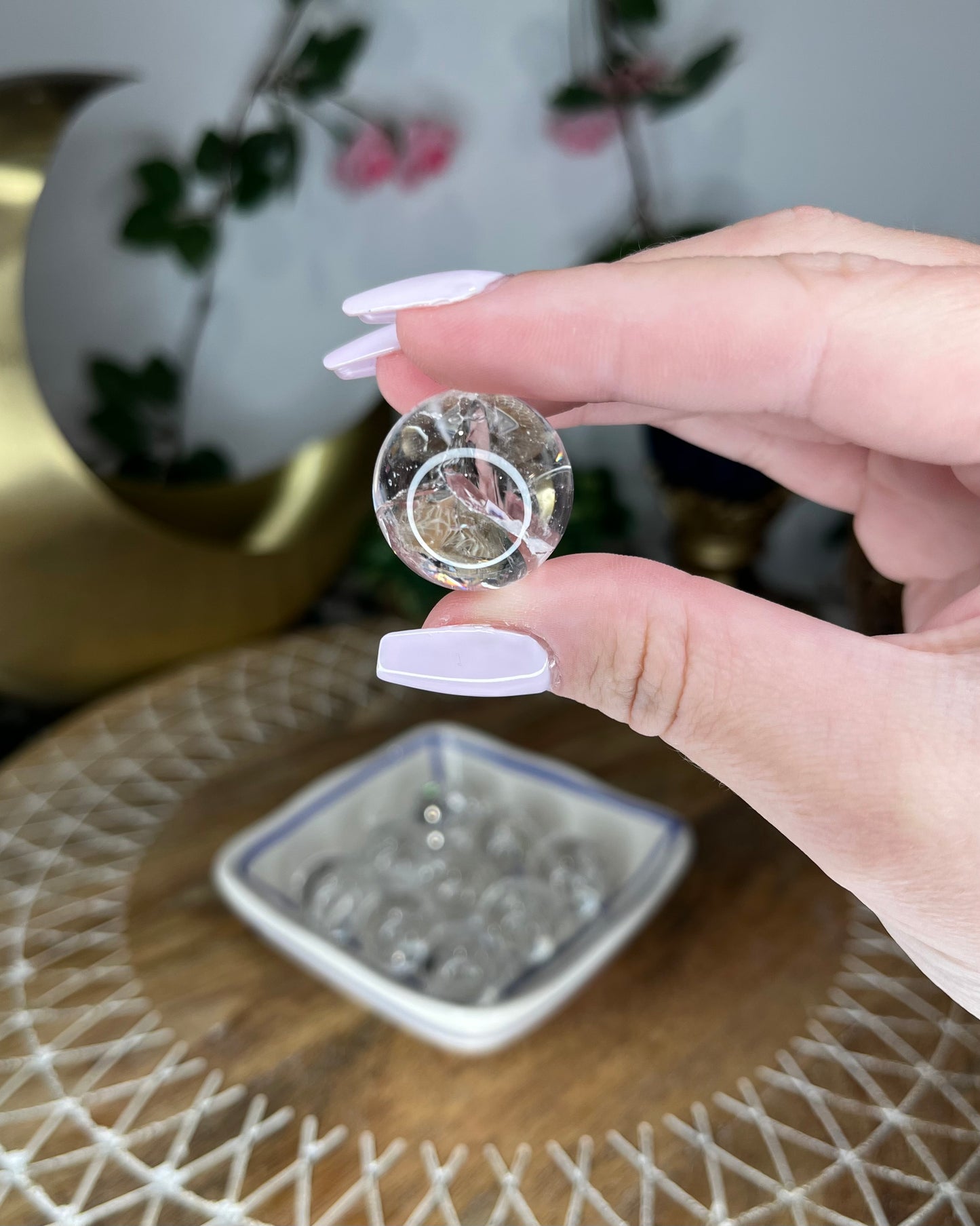 Mini Clear Quartz Spheres