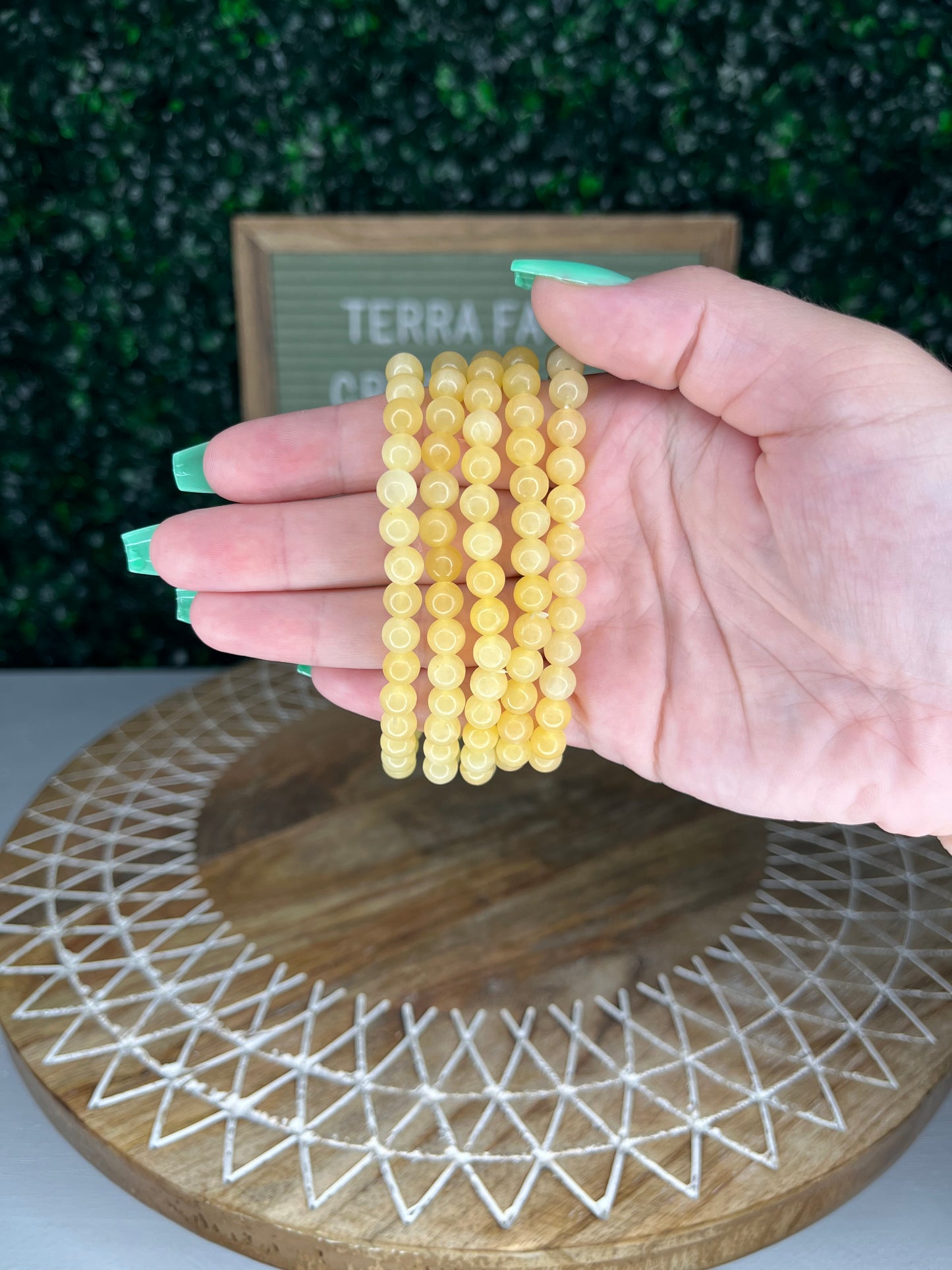 Yellow Calcite Bracelets