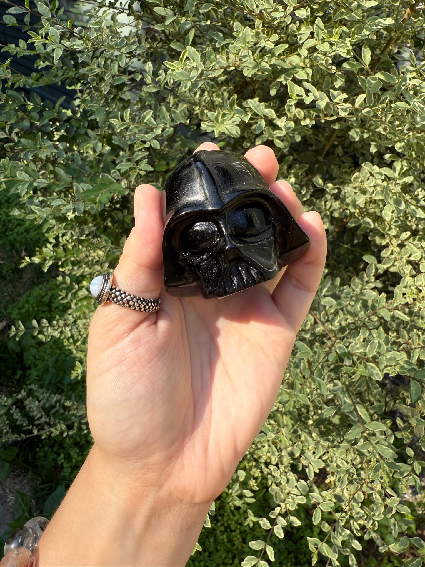 Obsidian Darth Vader Head