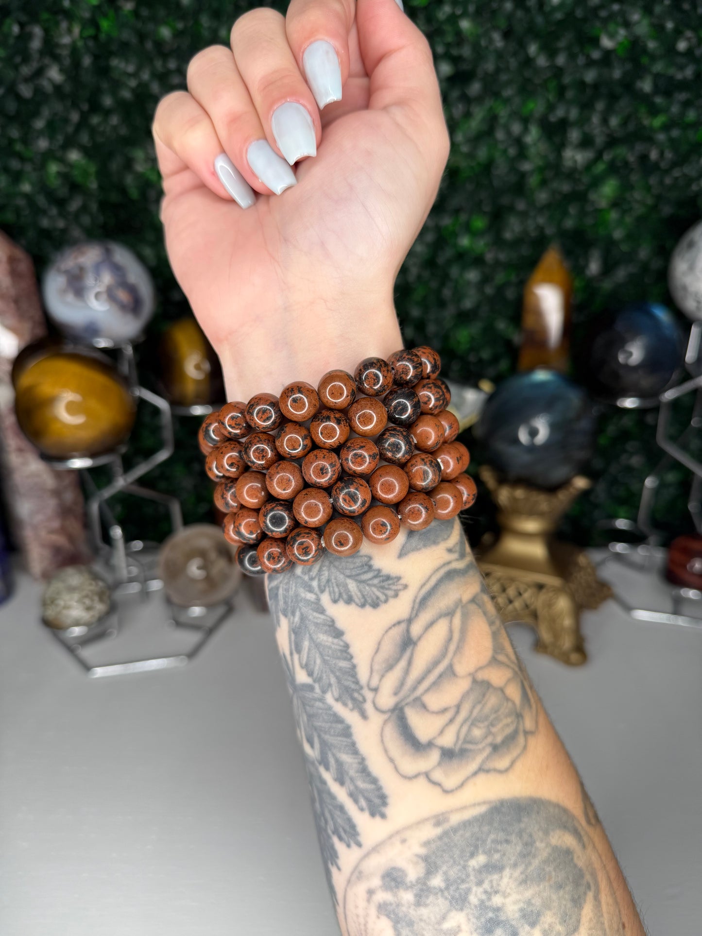 Mahogany Obsidian Bracelets