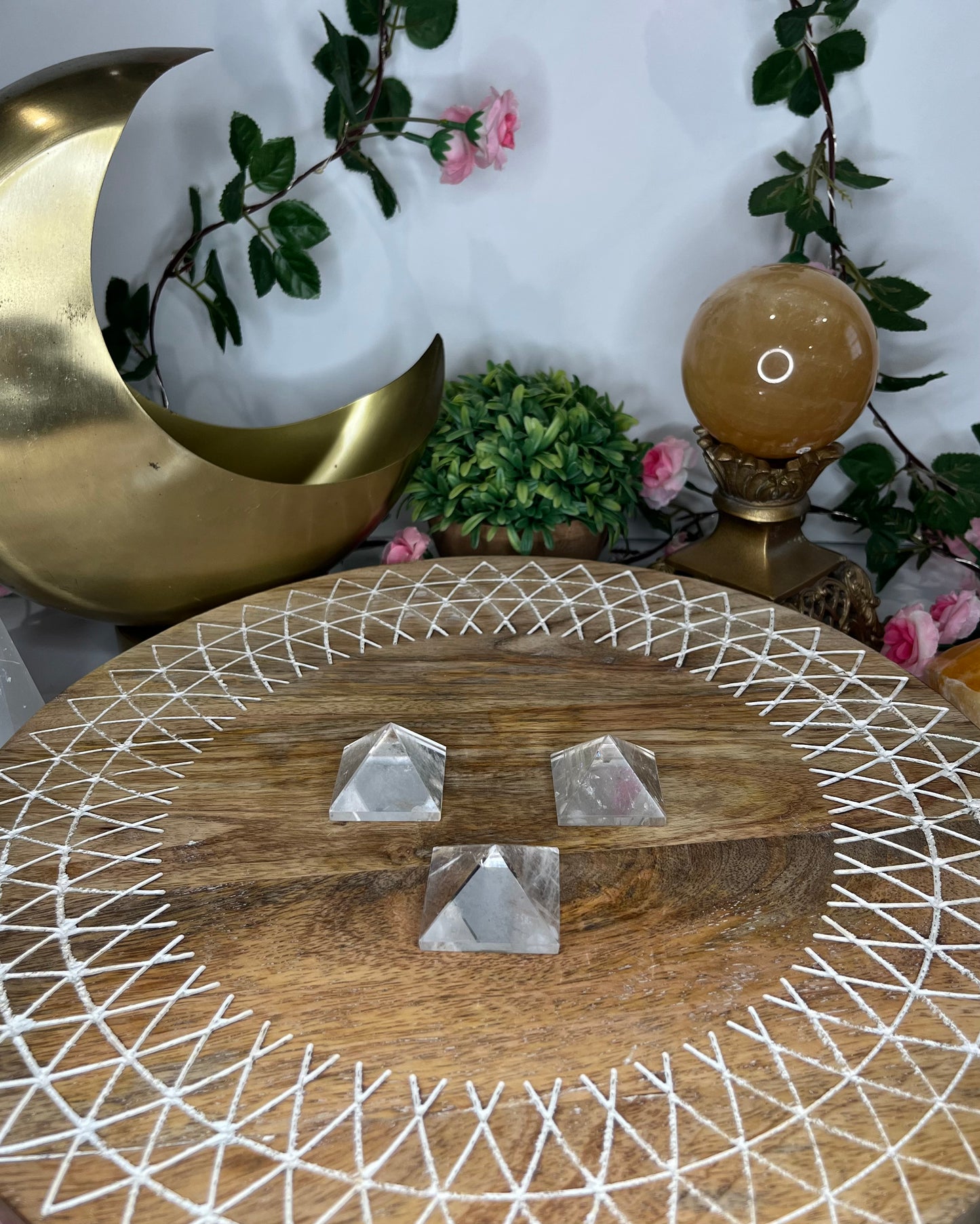 Clear Quartz Pyramids