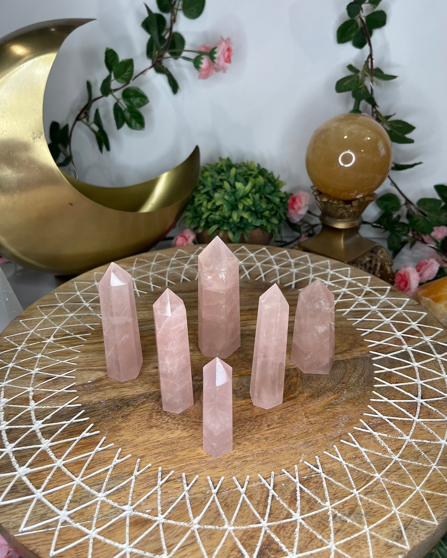 Rose Quartz Points