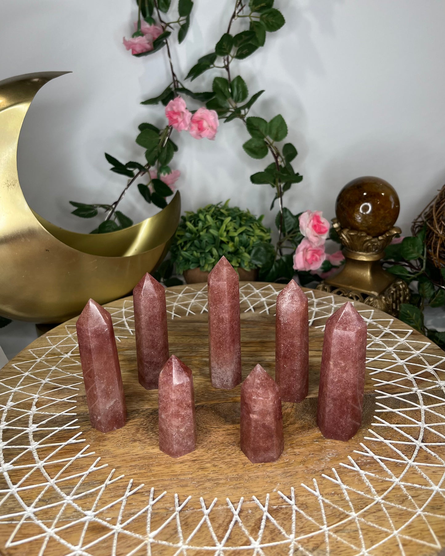 Strawberry Quartz Towers