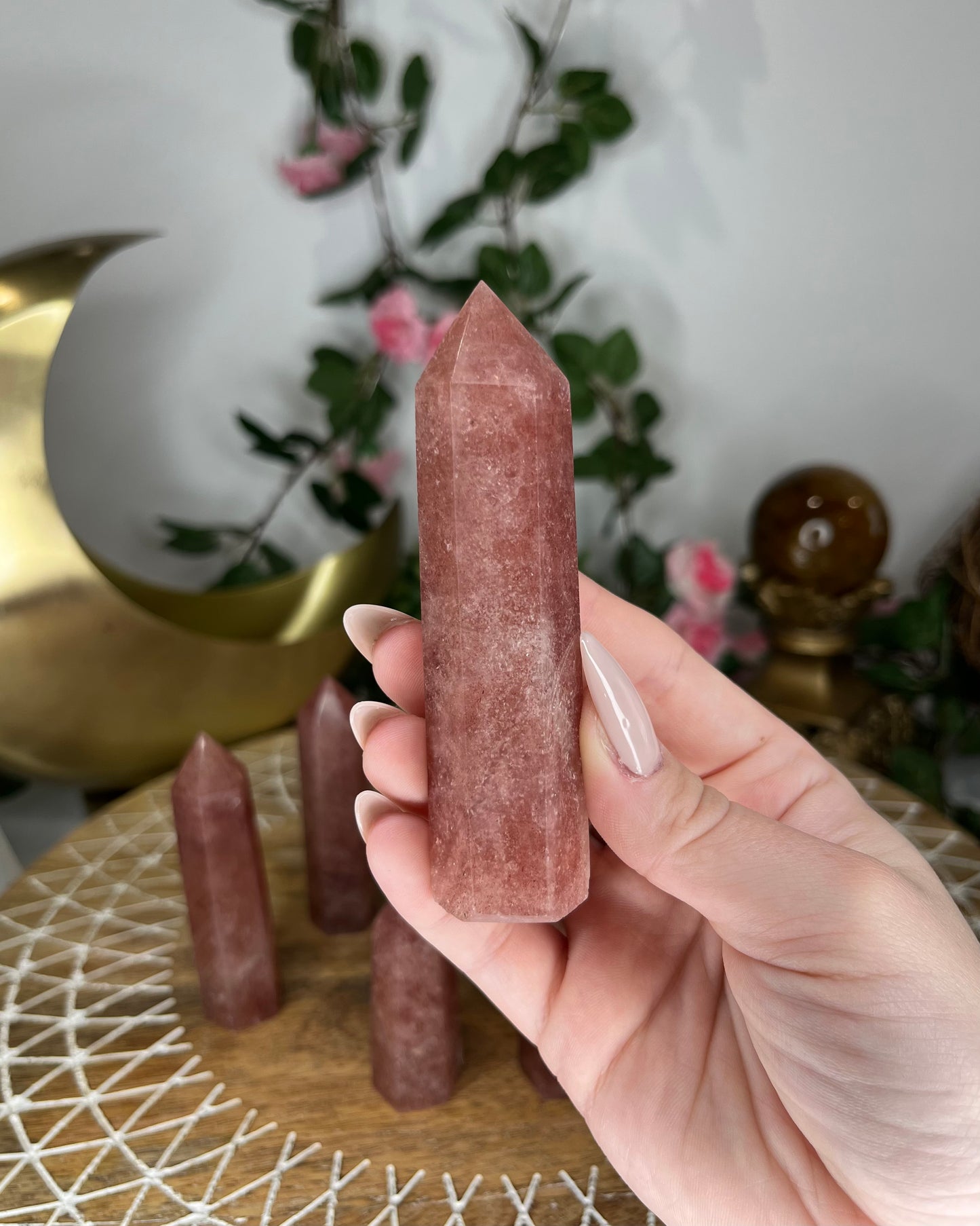 Strawberry Quartz Towers