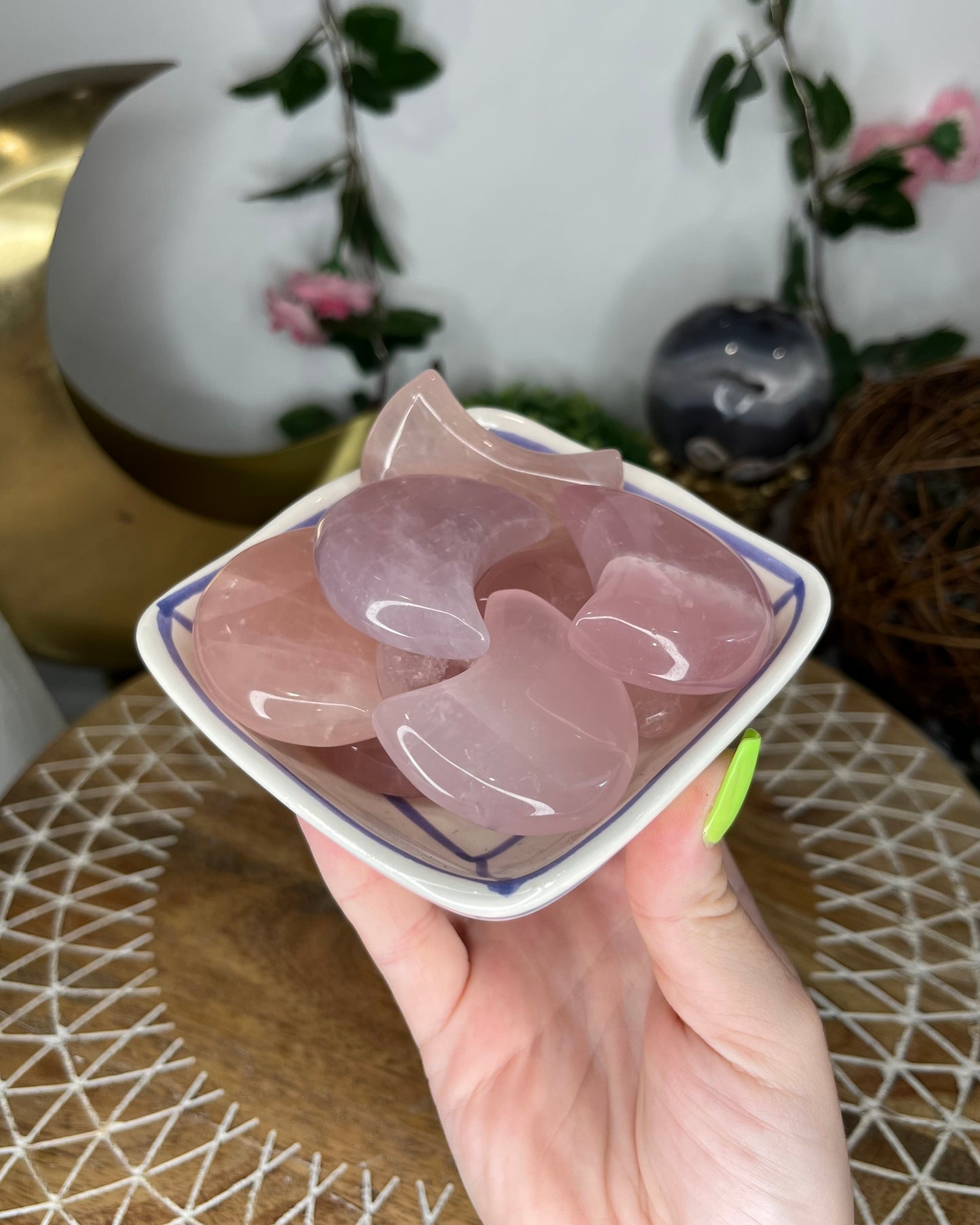 Rose Quartz Moons