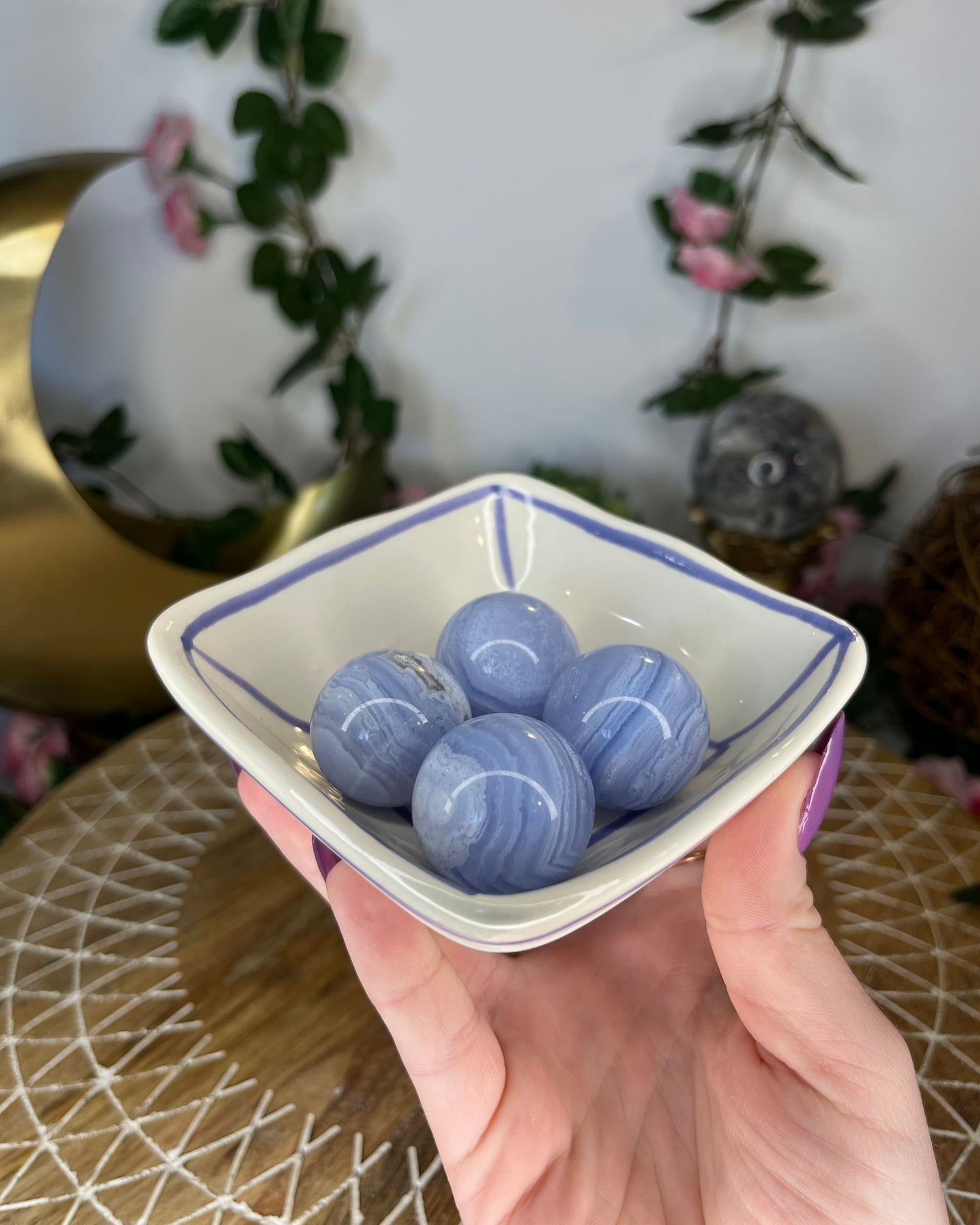 Blue Lace Agate Sphere