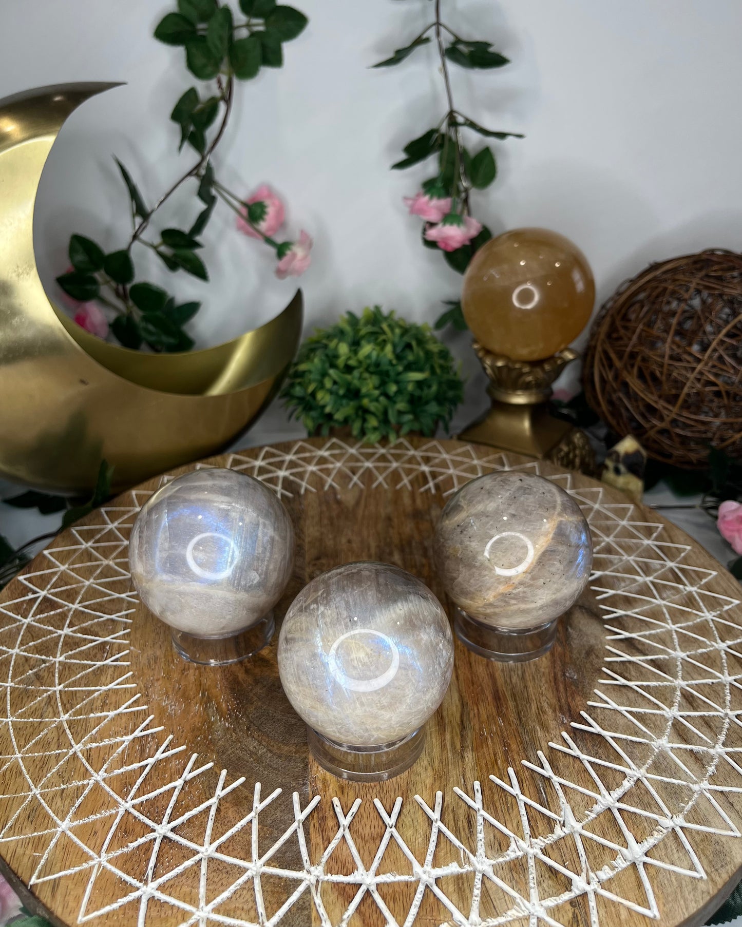 Sunstone Moonstone Spheres